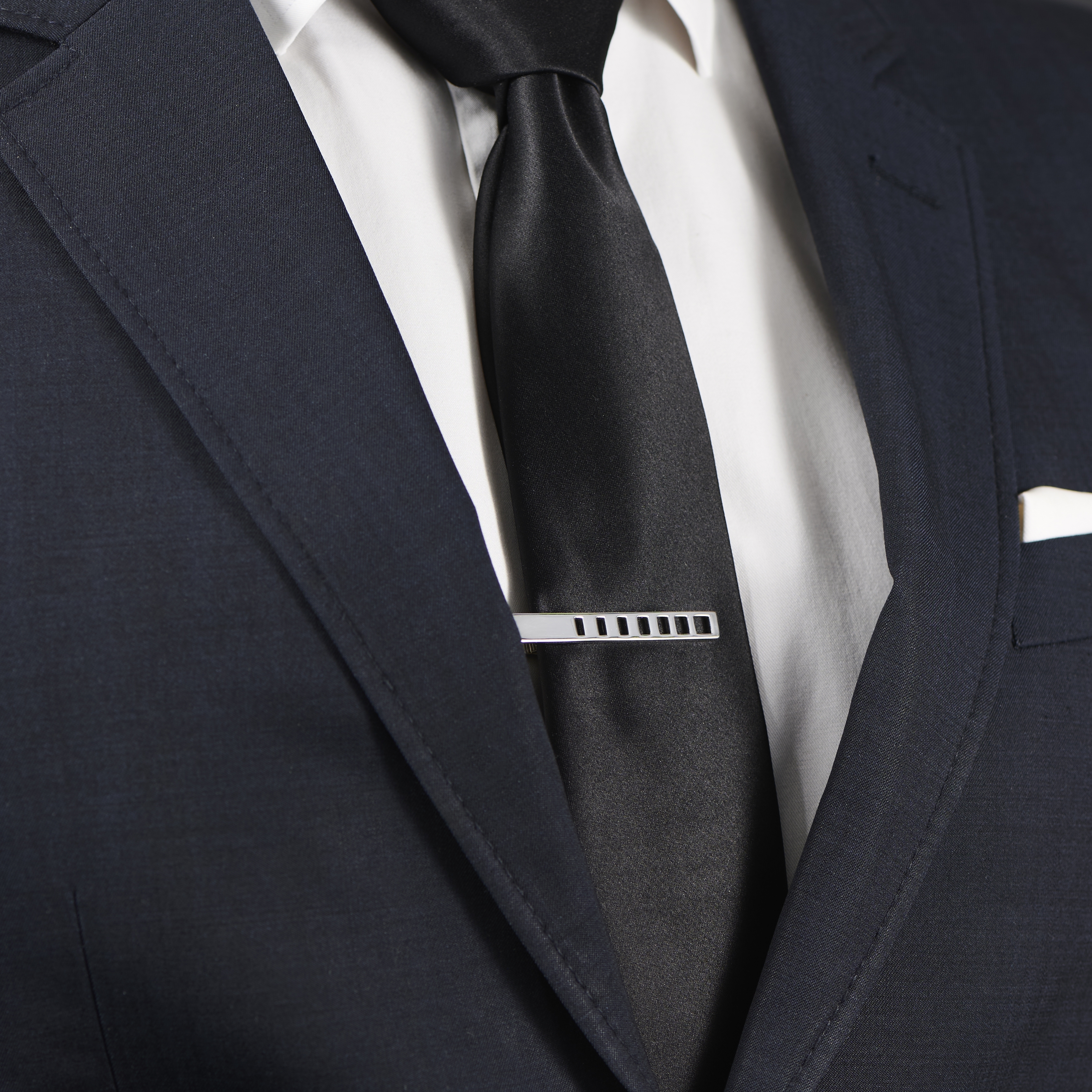Ac de cravată din argint 925 Graduated Notch - 4