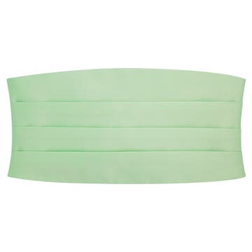 Pas smokingowy w kolorze zielonej mięty Basic