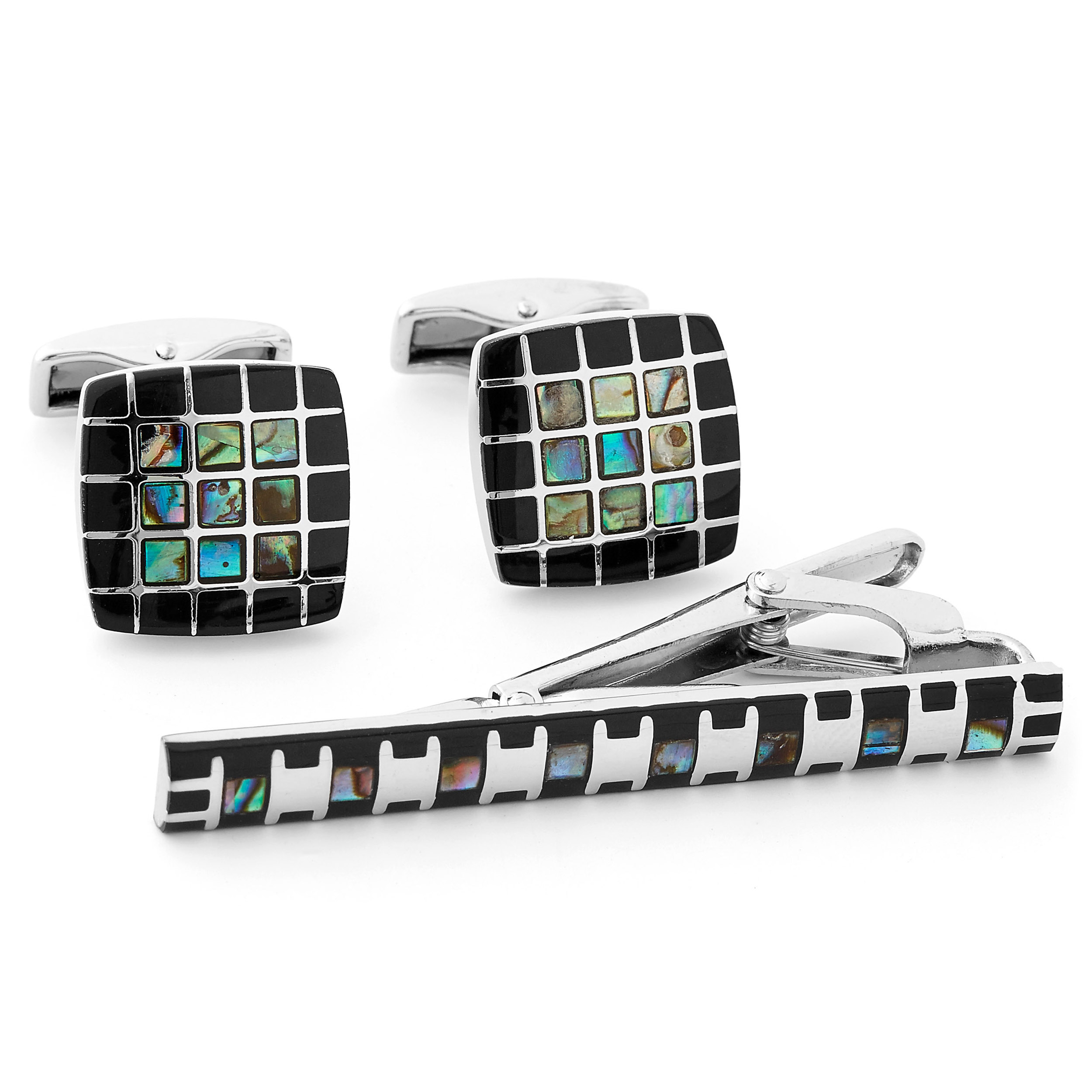 Set met Zwarte Parels - 1