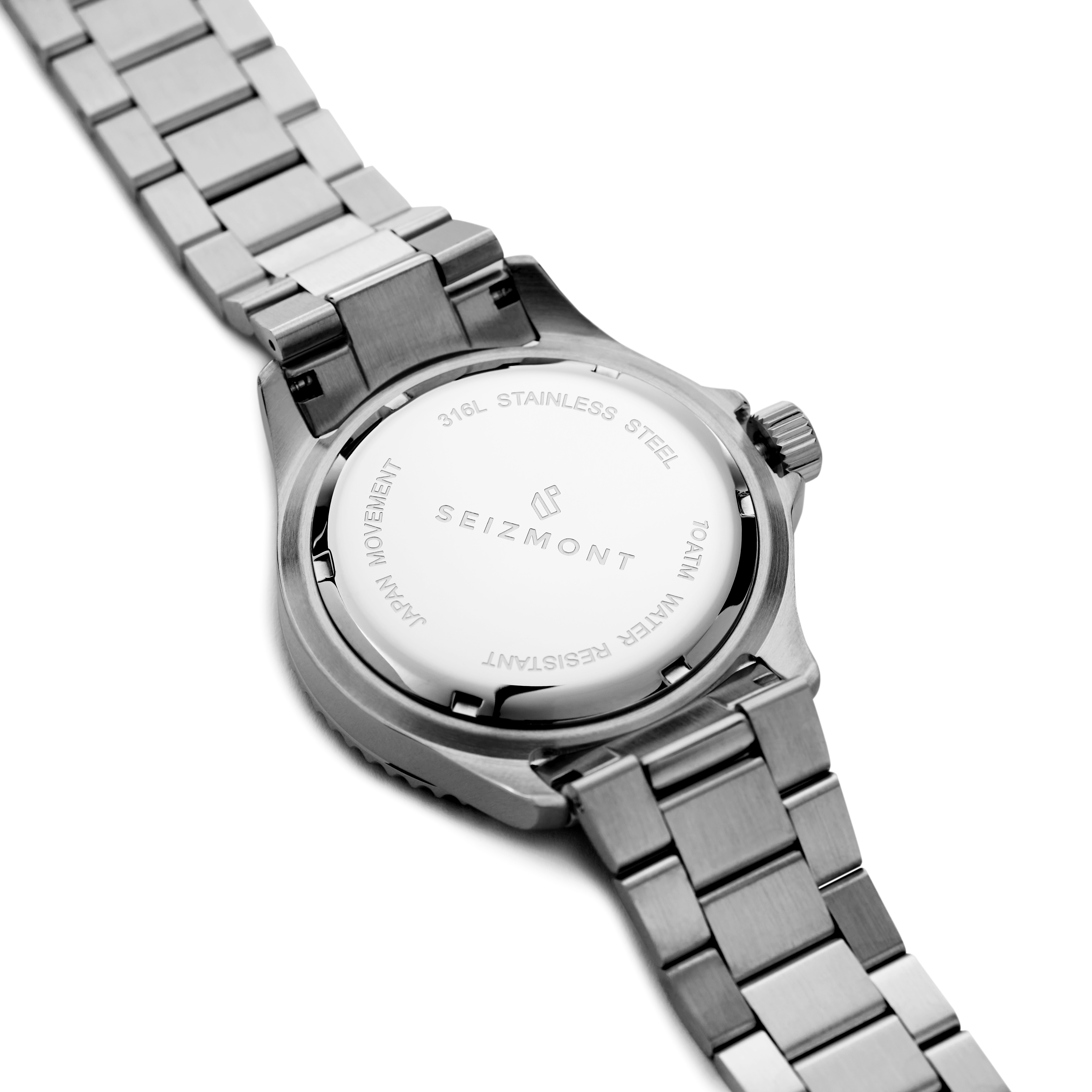 Tide | Silver-Tone, Blue & Red Stainless Steel Dive Watch