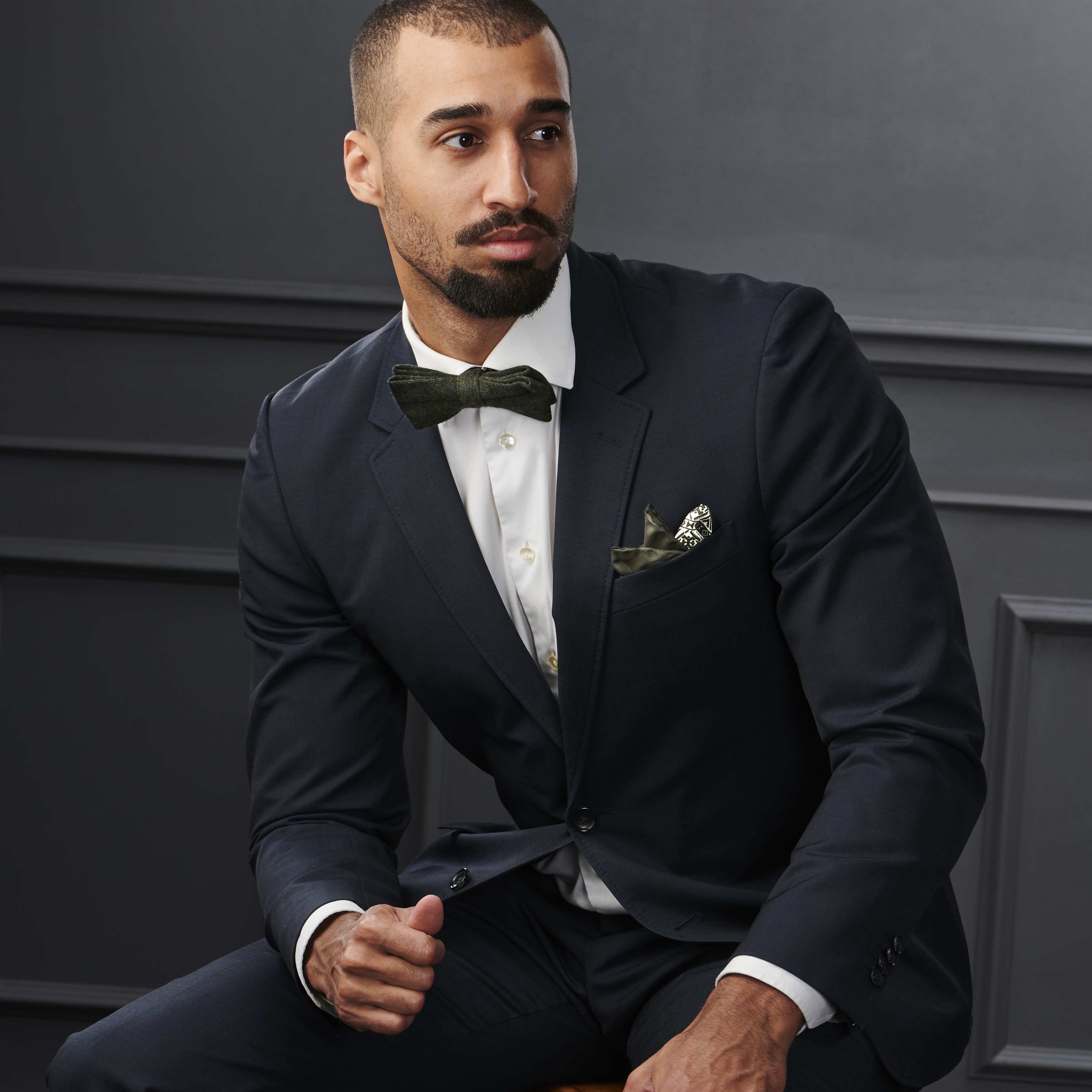 Brod Silk Brux Pocket Square - 7
