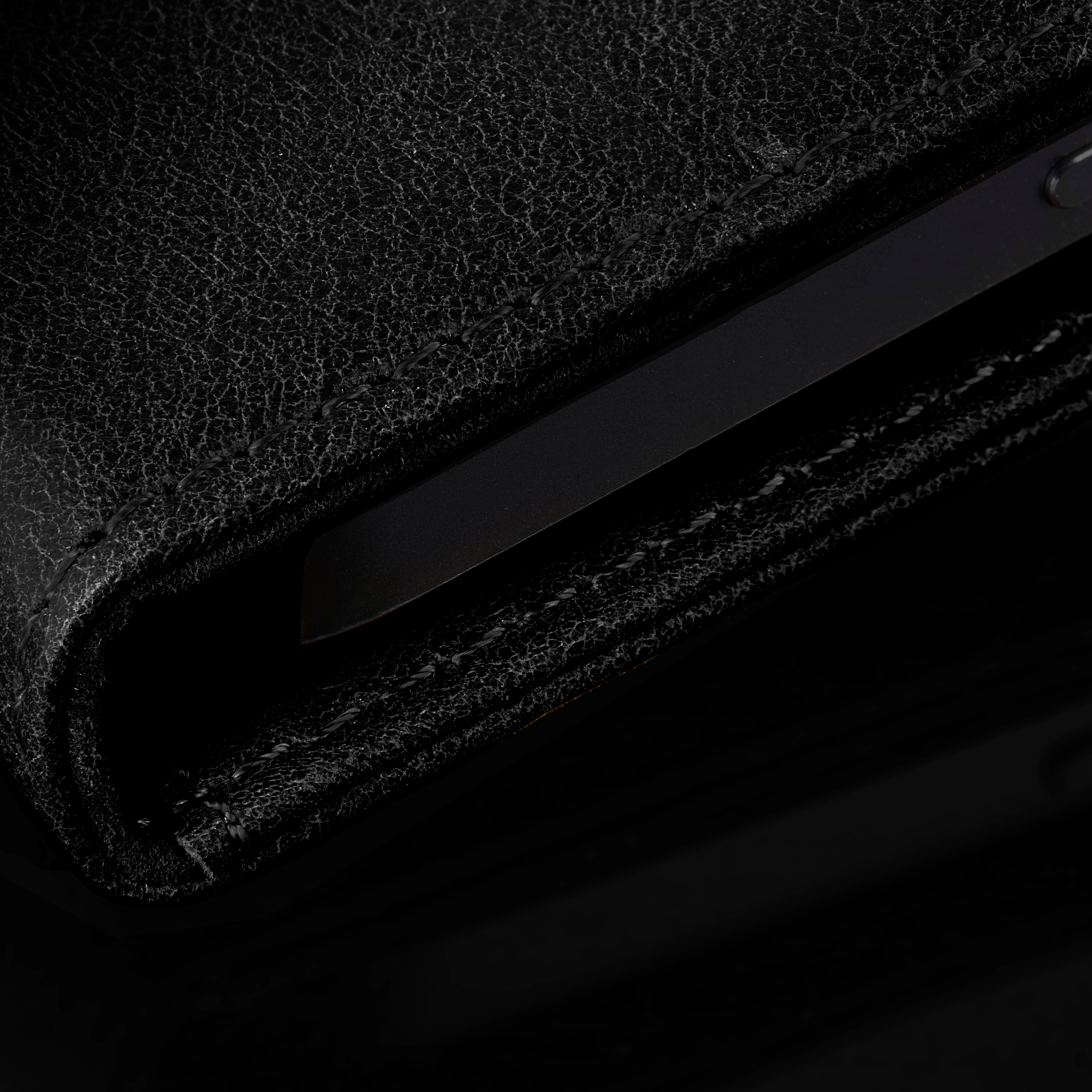 iPhone 6 Black Leather Case - 4