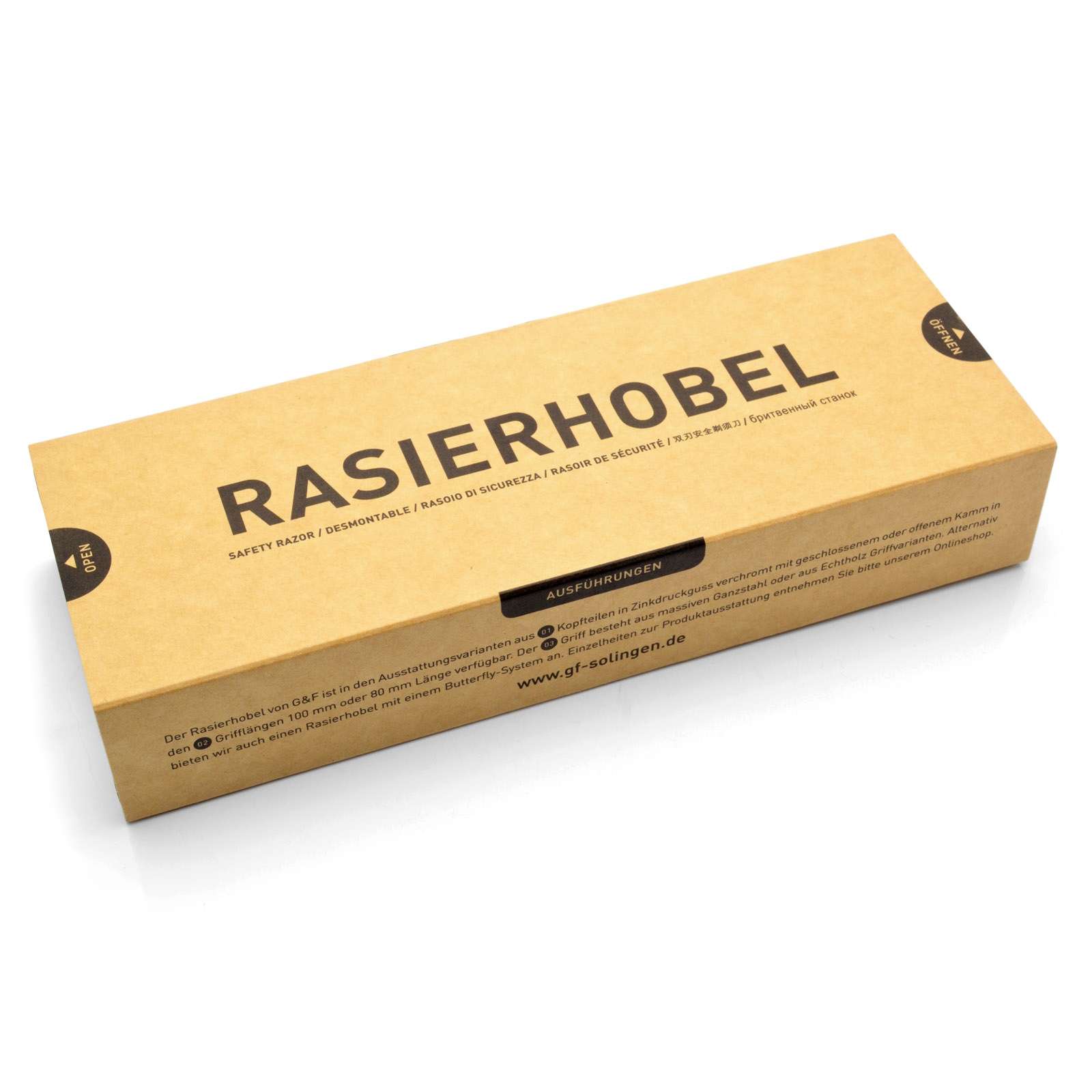 Walnuss Vintage Doppelklingen Rasierhobel - 5