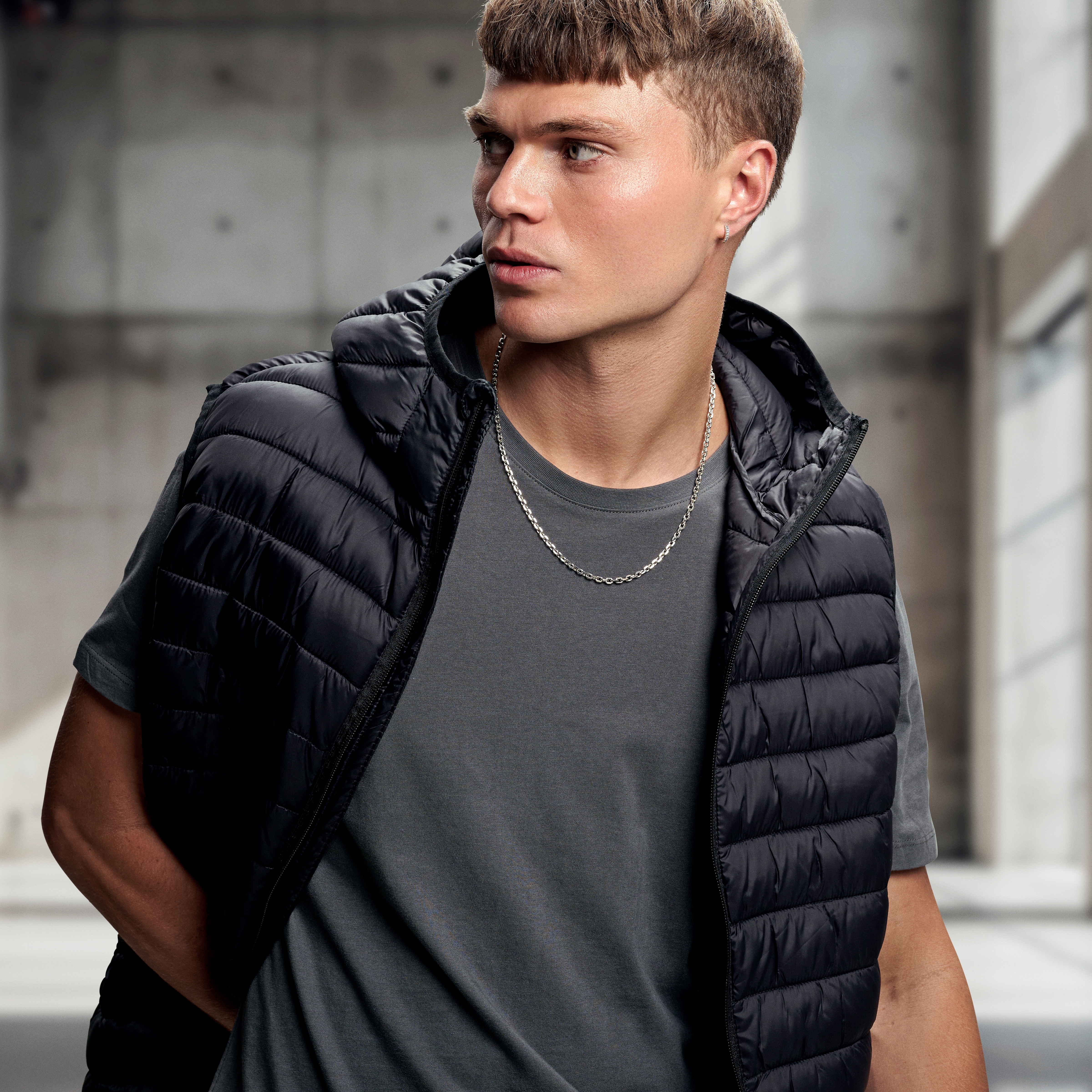 Argentia | 925s | 4mm Rhodium-Plated Sterling Silver Cable Chain Necklace - 5