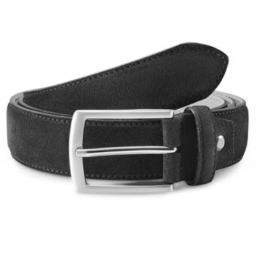 Holden | Black Suede Leather Belt