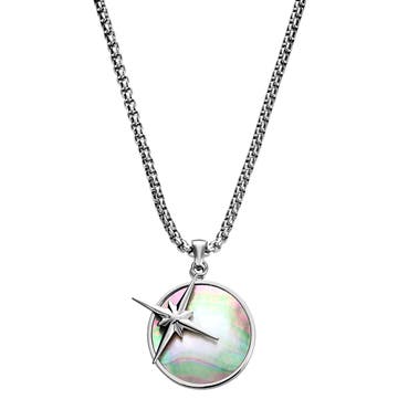 Atlas | Limited Edition Mother-of-Pearl and North Star Pendant Necklace