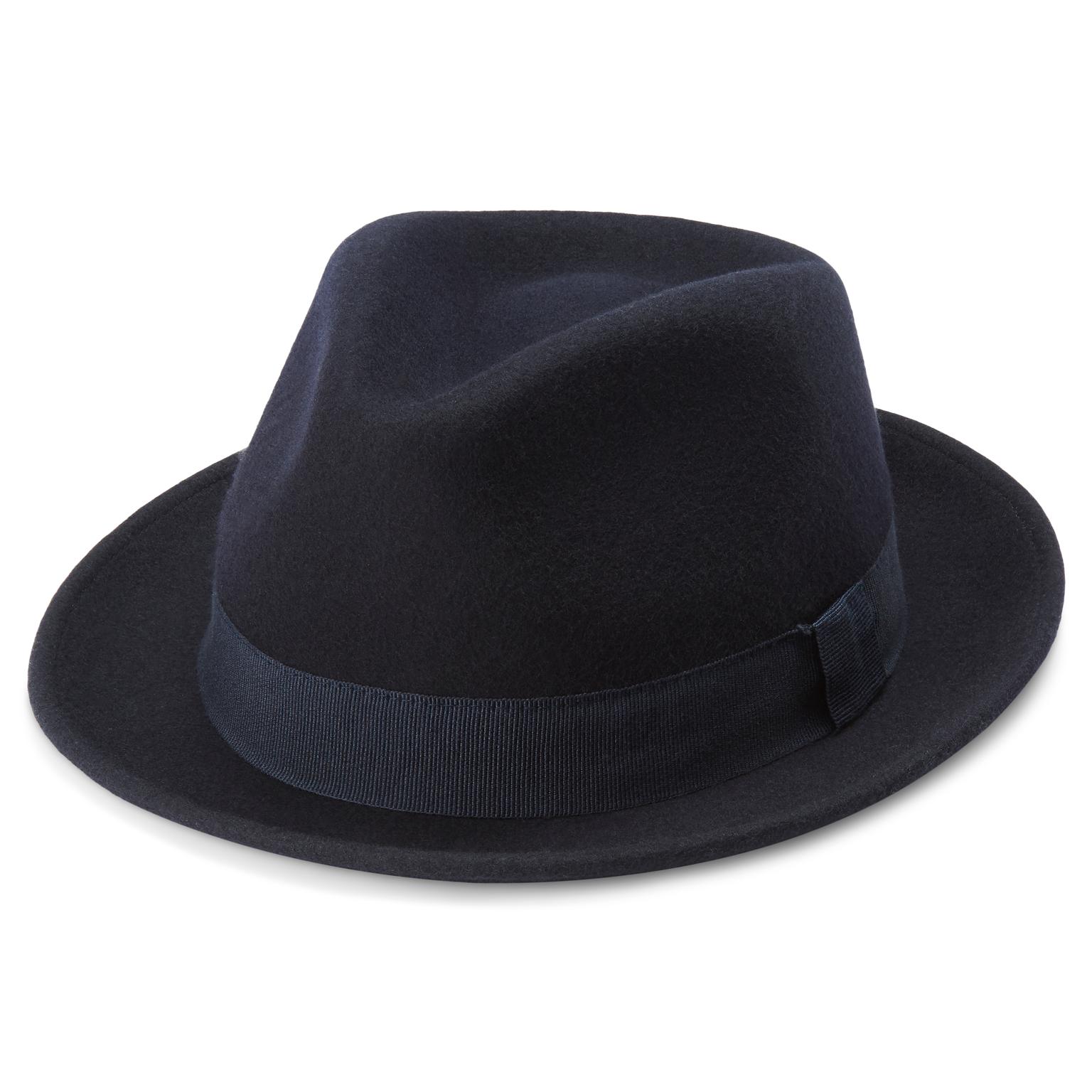 „Tomasso“ tamsiai mėlyna „Moda Trilby“ skrybėlė „Tomasso“ tamsiai mėlyna „Moda Trilby“ skrybėlė