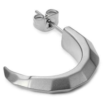 Jax  | Silver-Tone Stainless Steel Claw Stud Earring