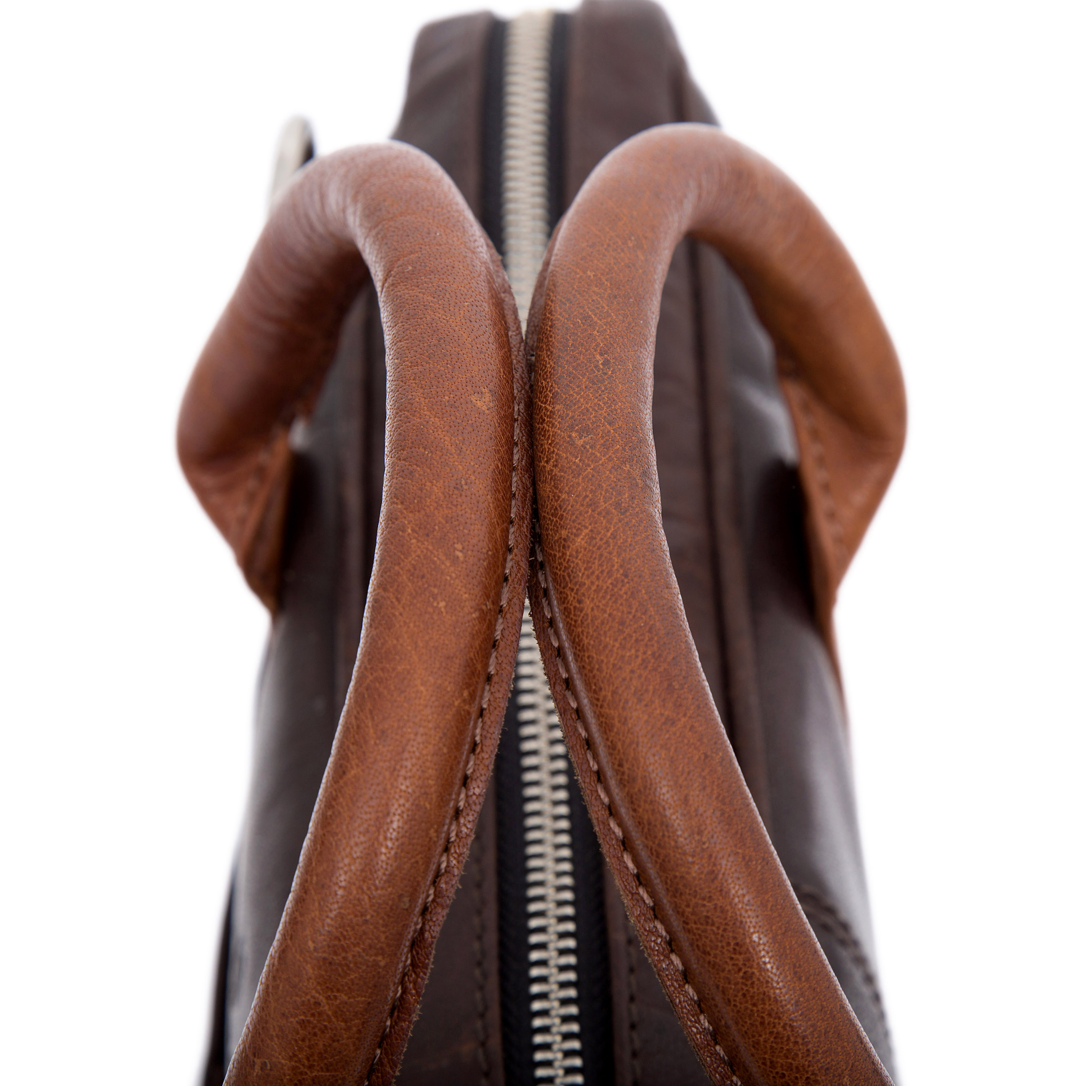 Δερμάτινη Τσάντα Montreal Slim 13" Executive Brown & Tan - 13