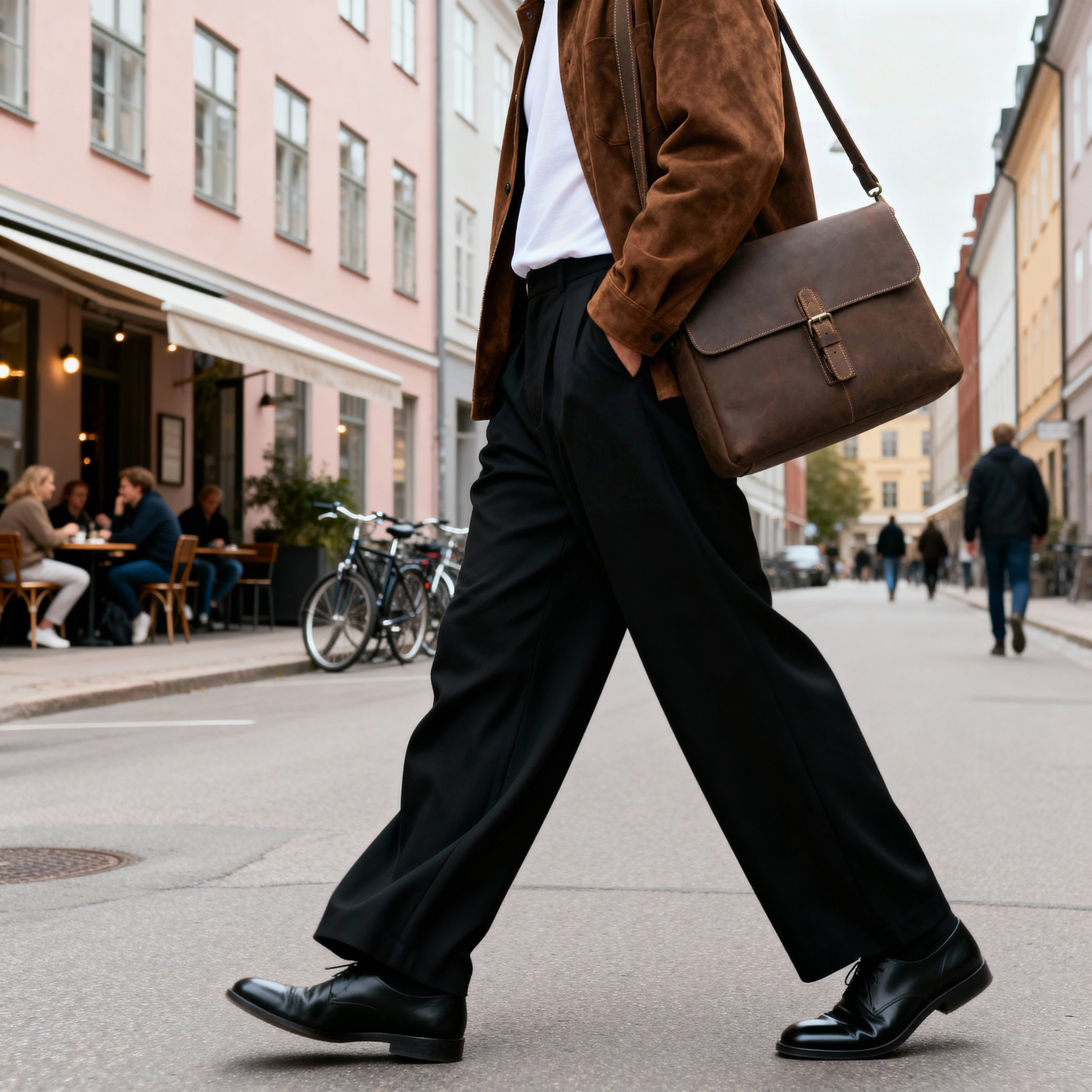 Braune Ledertasche Tsar  - 3