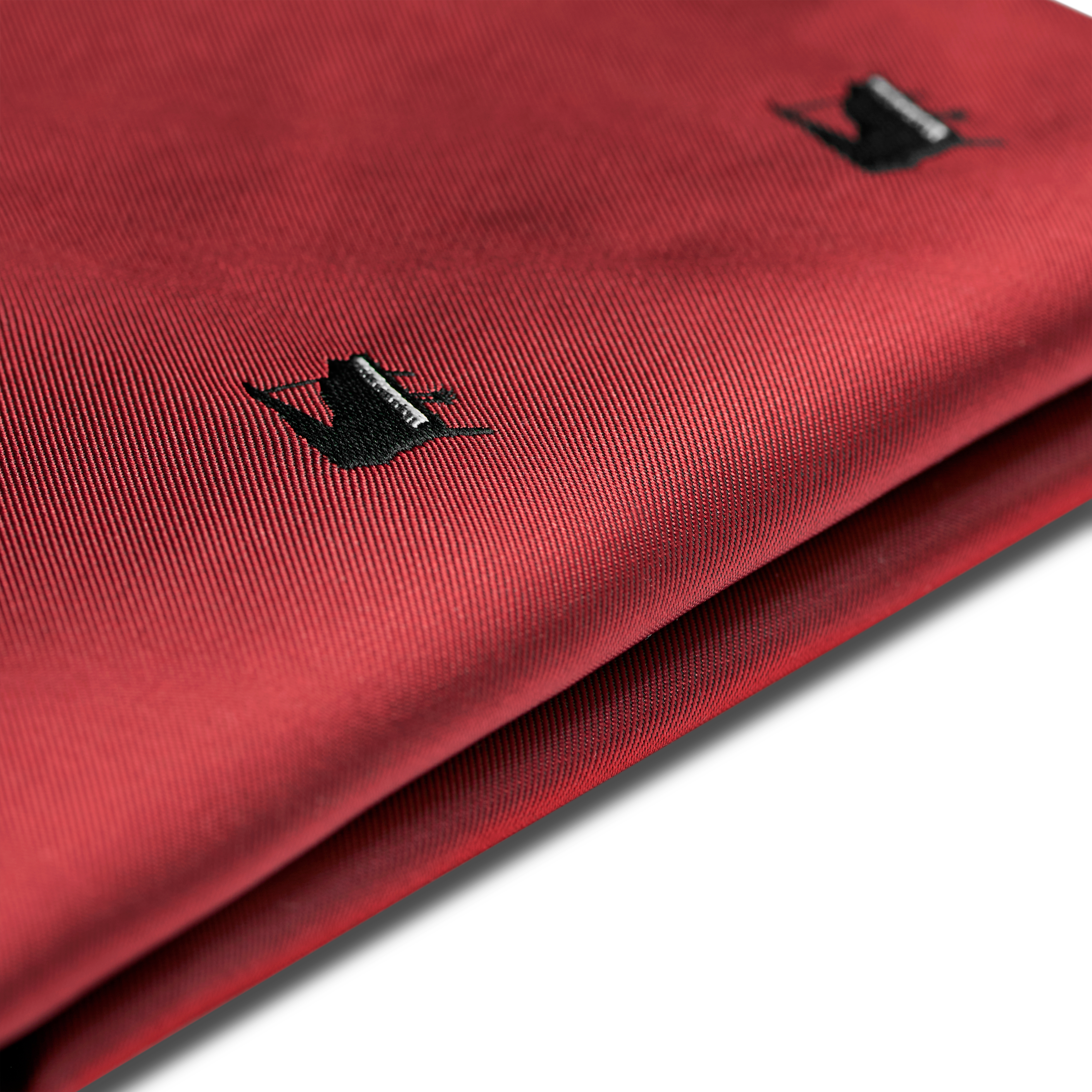 Pochette de costume réversible bordeaux à motifs de pianos - 2