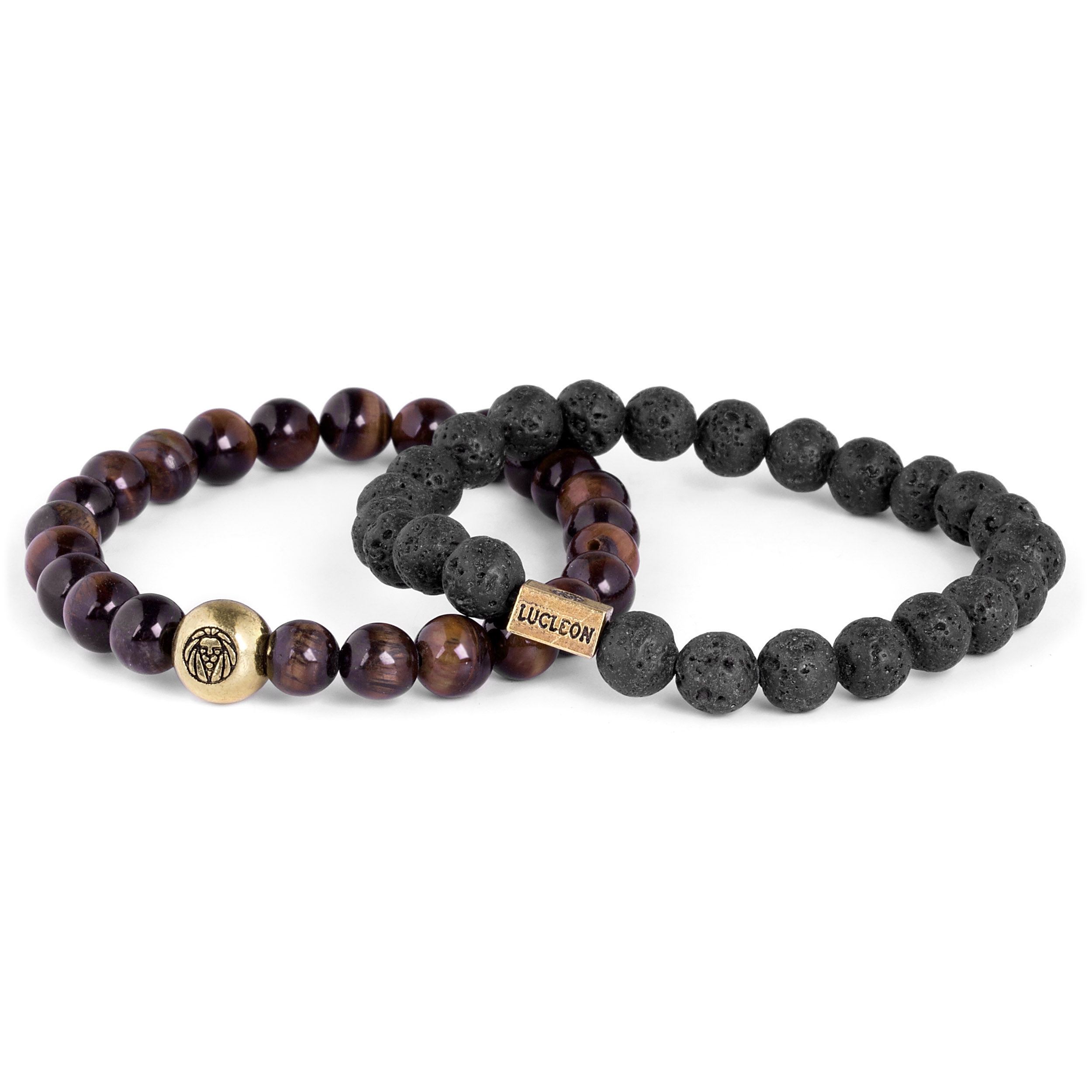 Red Tiger's Eye & Lava Miro Bracelet - 5