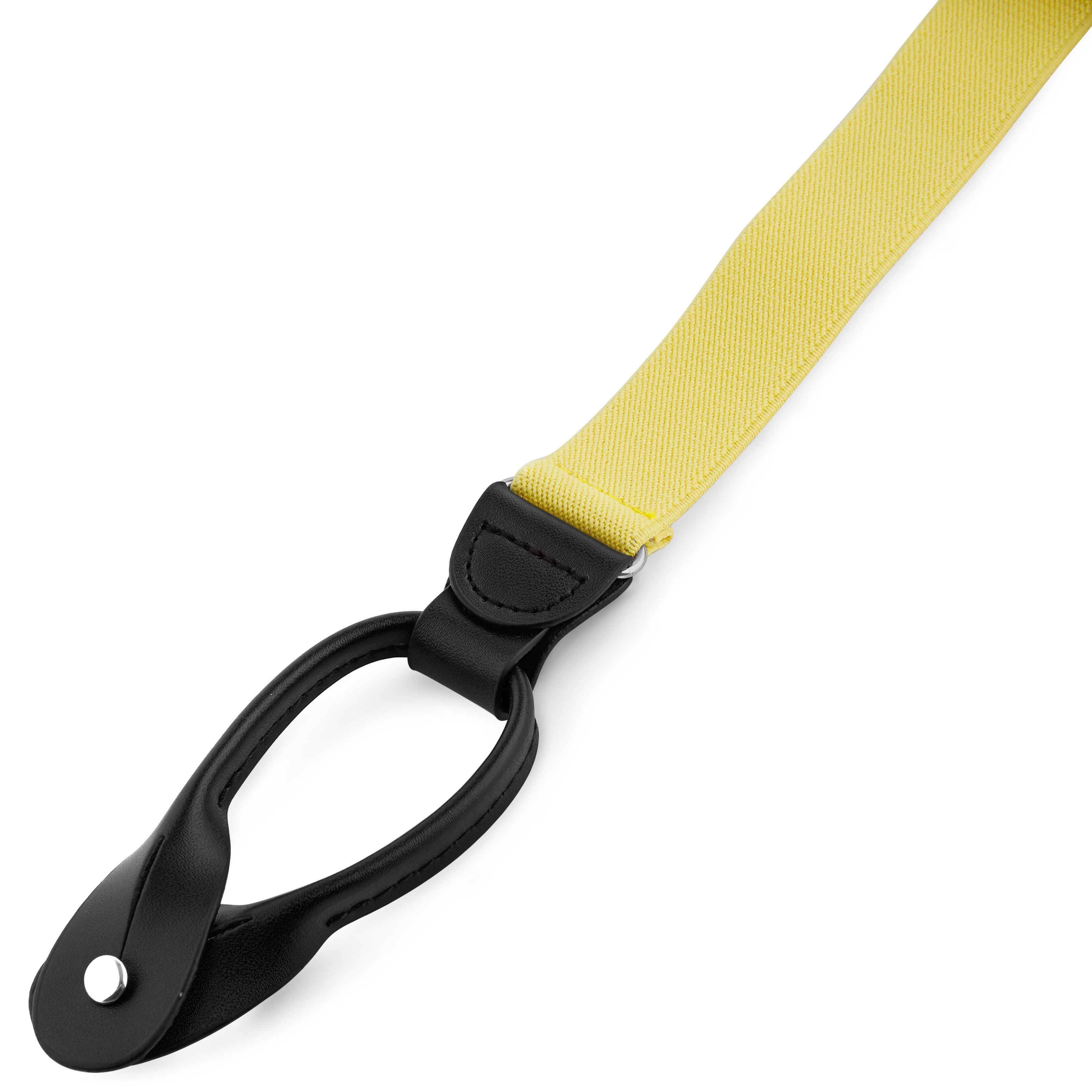 Smalle Zachtgele Splitknoop Bretels - 2