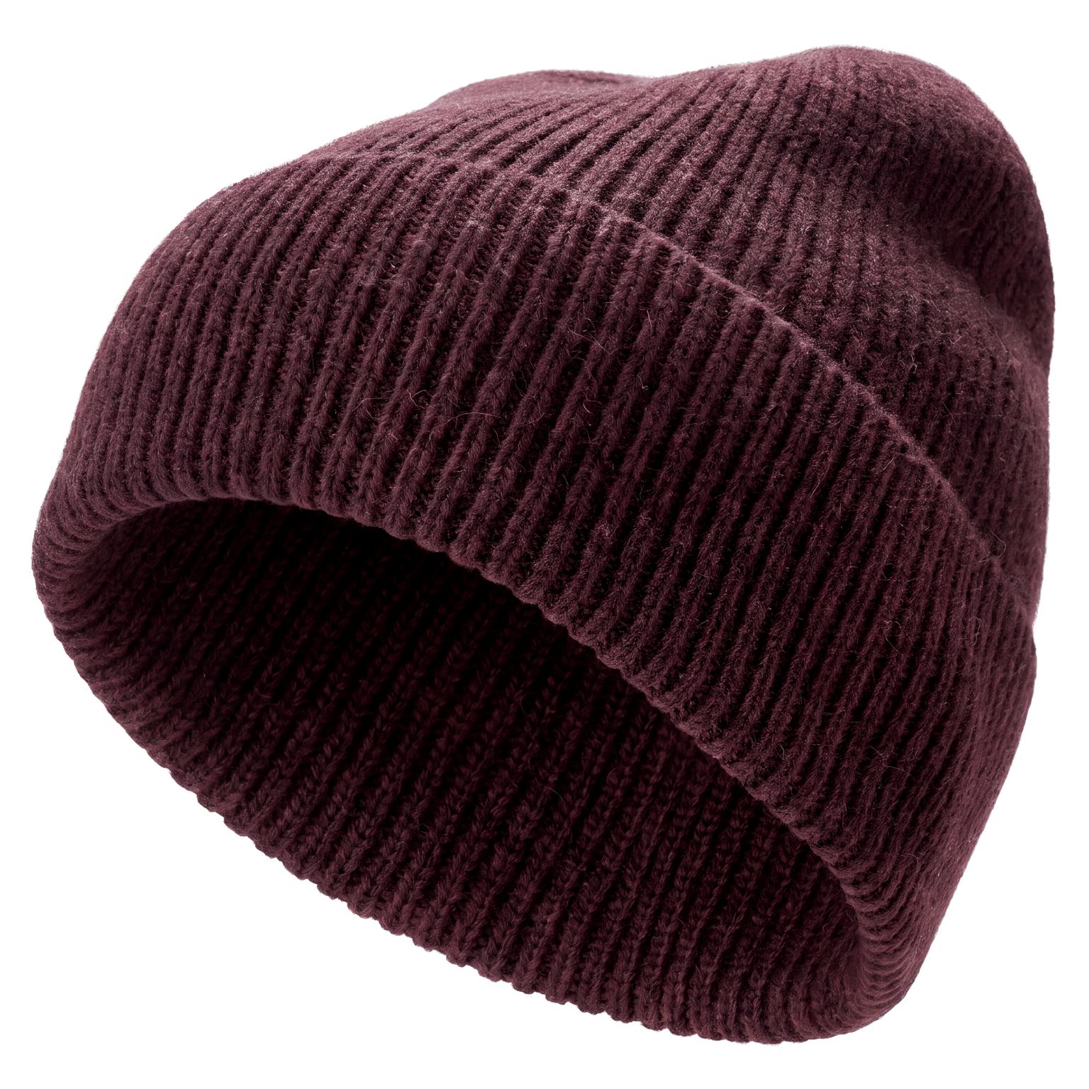 Nordic | μπορντό σκούφος beanie από μείγμα μαλλιού Nordic | μπορντό σκούφος beanie από μείγμα μαλλιού