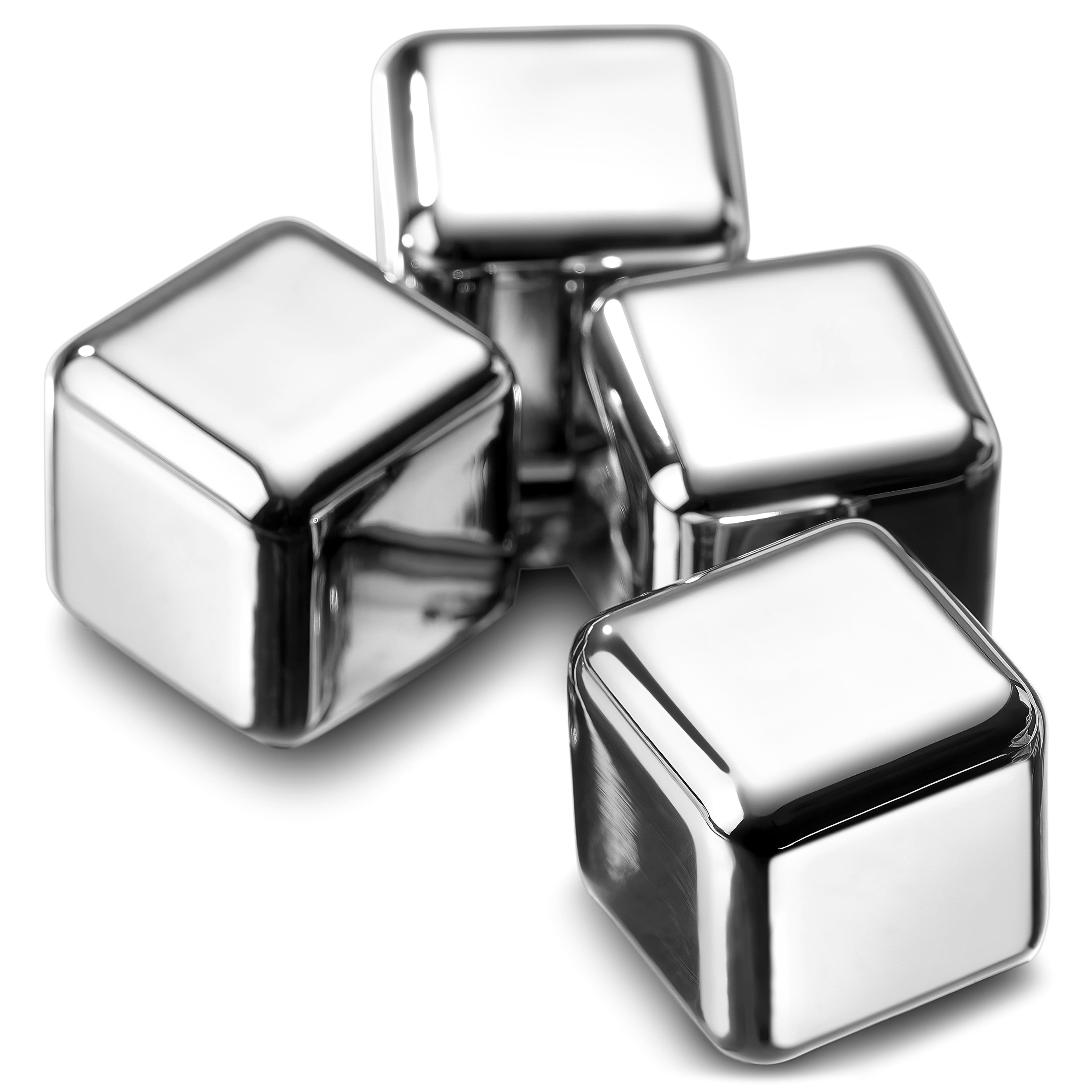 Whiskey Stones | Stainless Steel | Set of 4