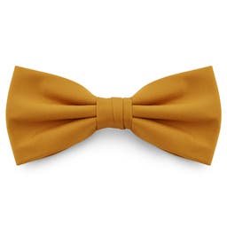 Ocher Yellow Basic Pre-Tied Bow Tie