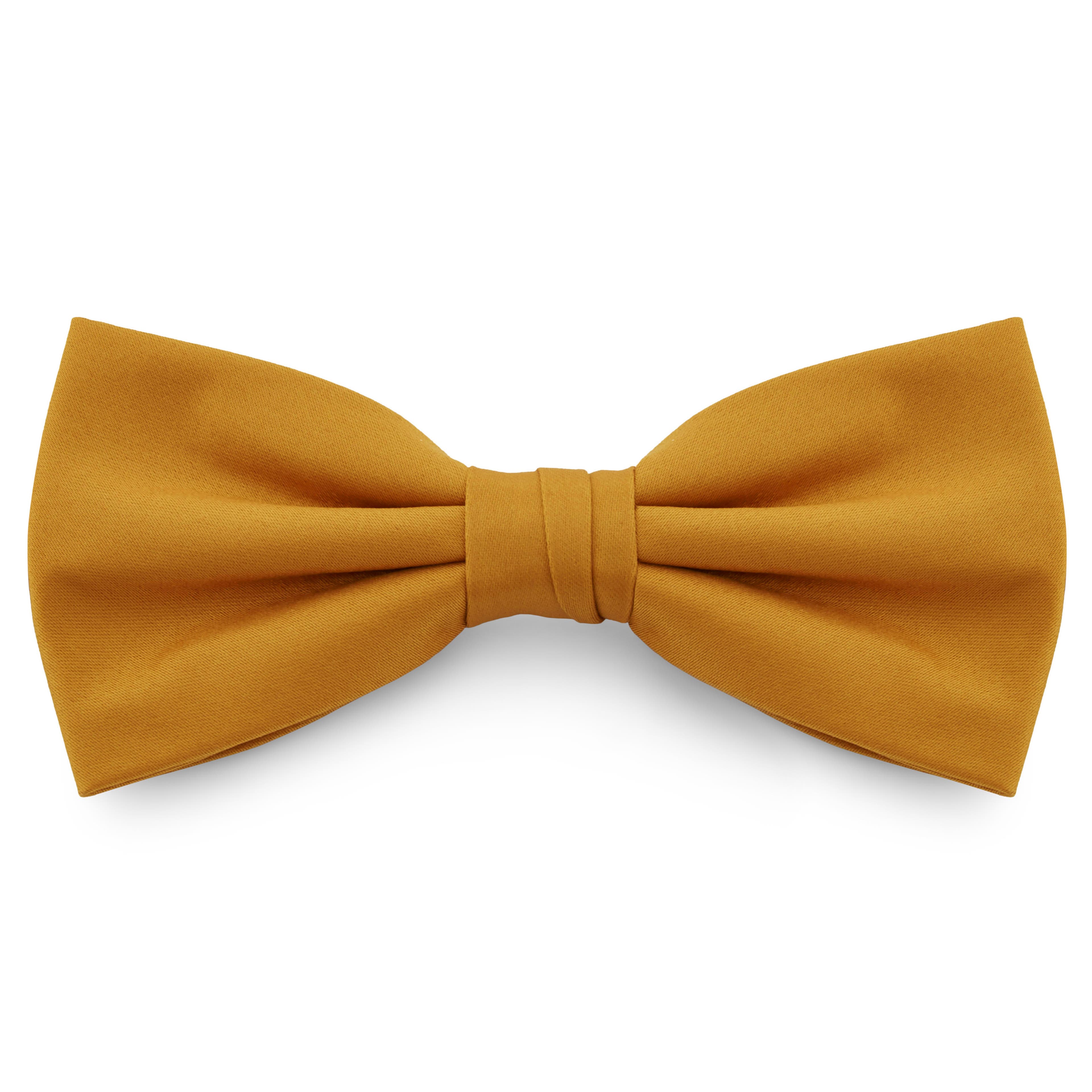 Canary Yellow Basic Pre-Tied Bow Tie, In stock!