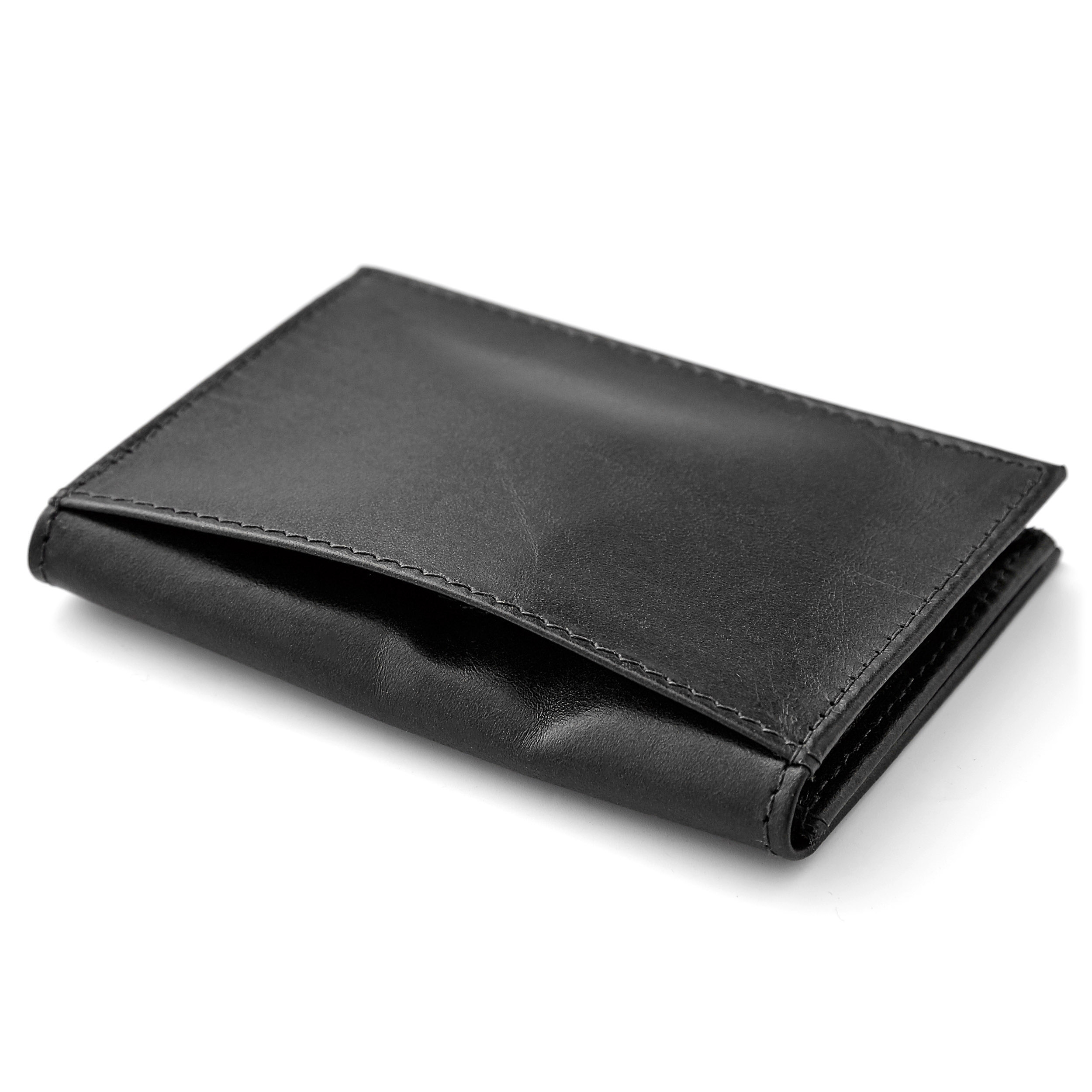 Black Bifold Card Holder with RFID Blocker - 4