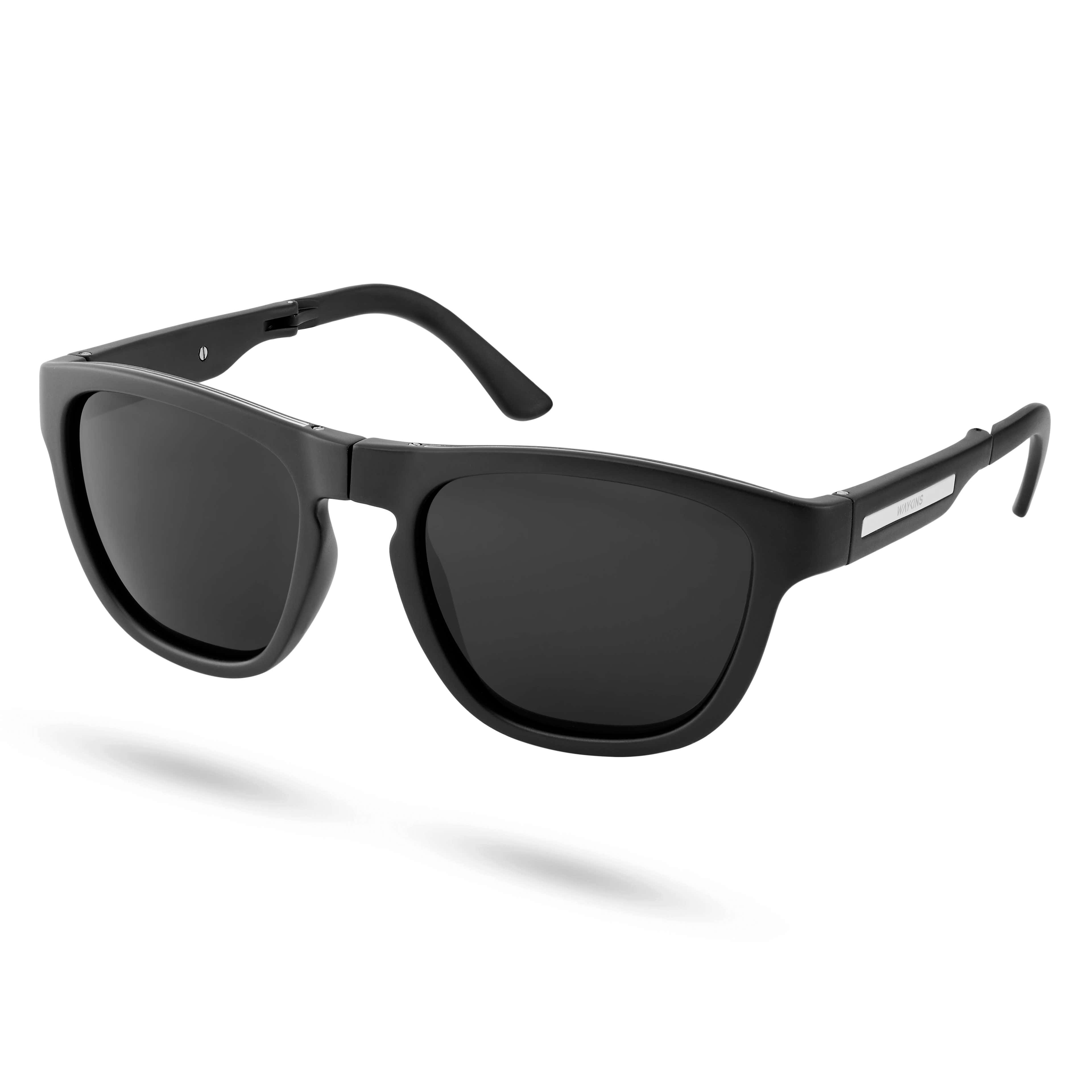 Winslow Thea Black Folding Polarized Sunglasses