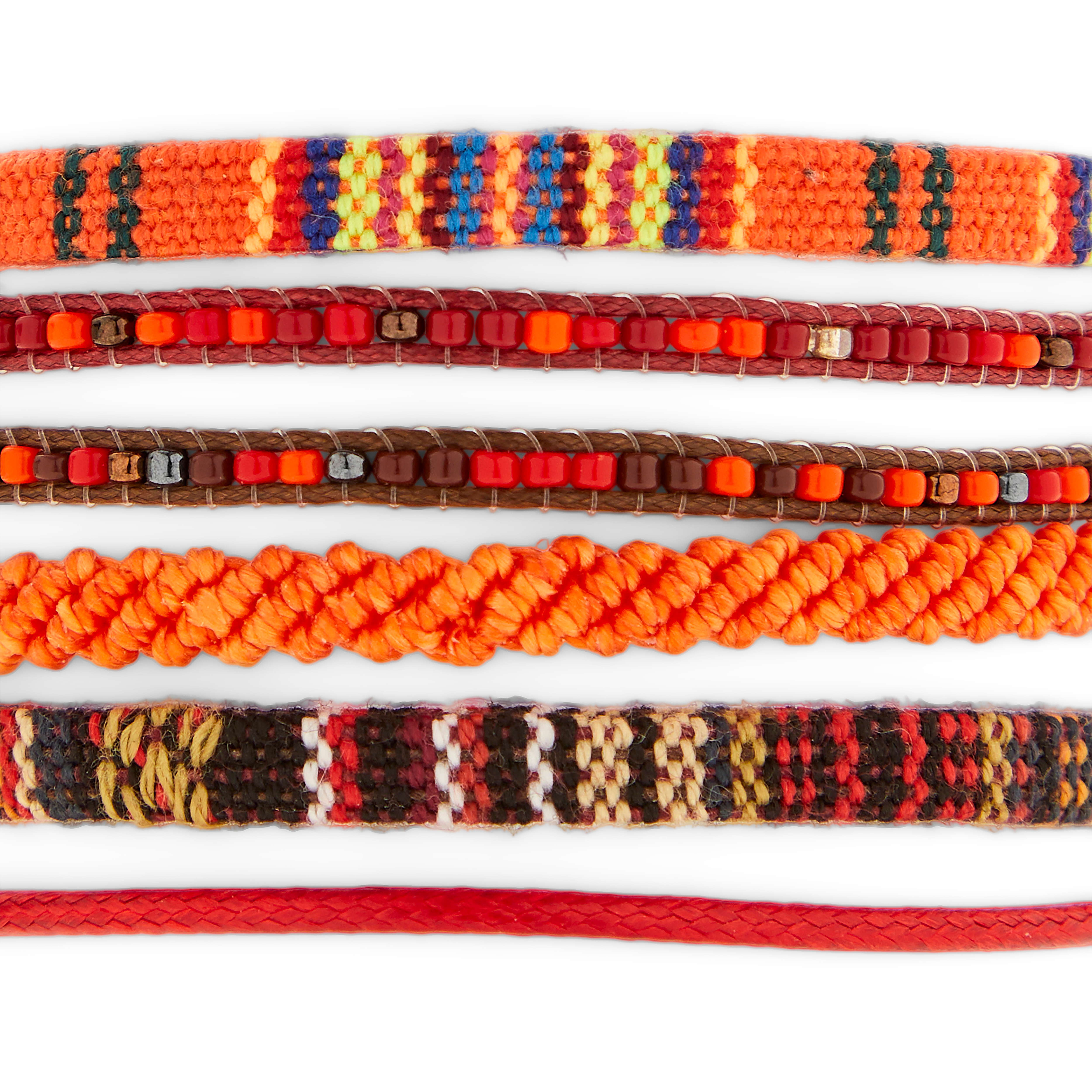 Amalfi | Syracuse Set de 6 bracelets zeste d'orange - 3