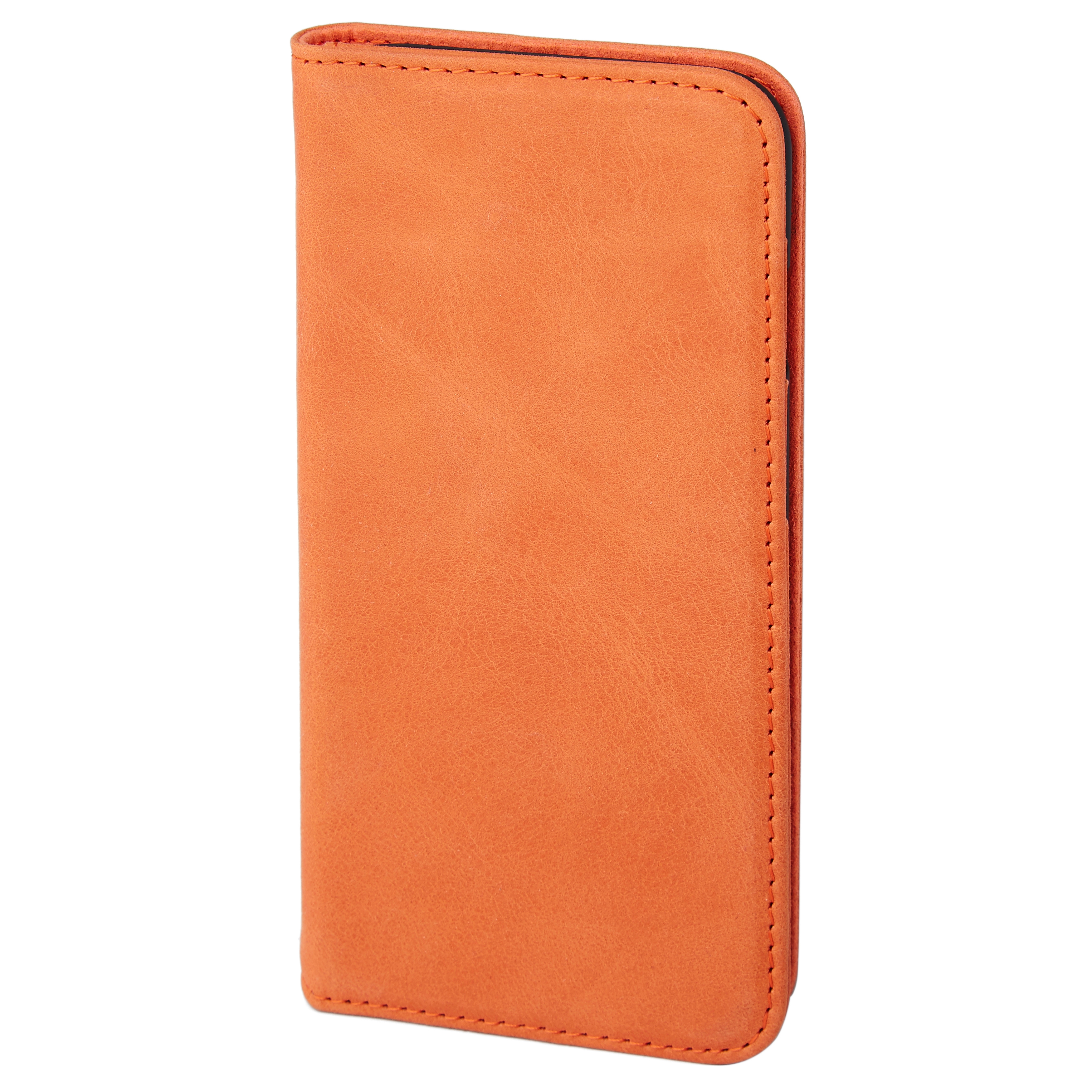 Custodia in pelle arancione per iPhone 7 - 3