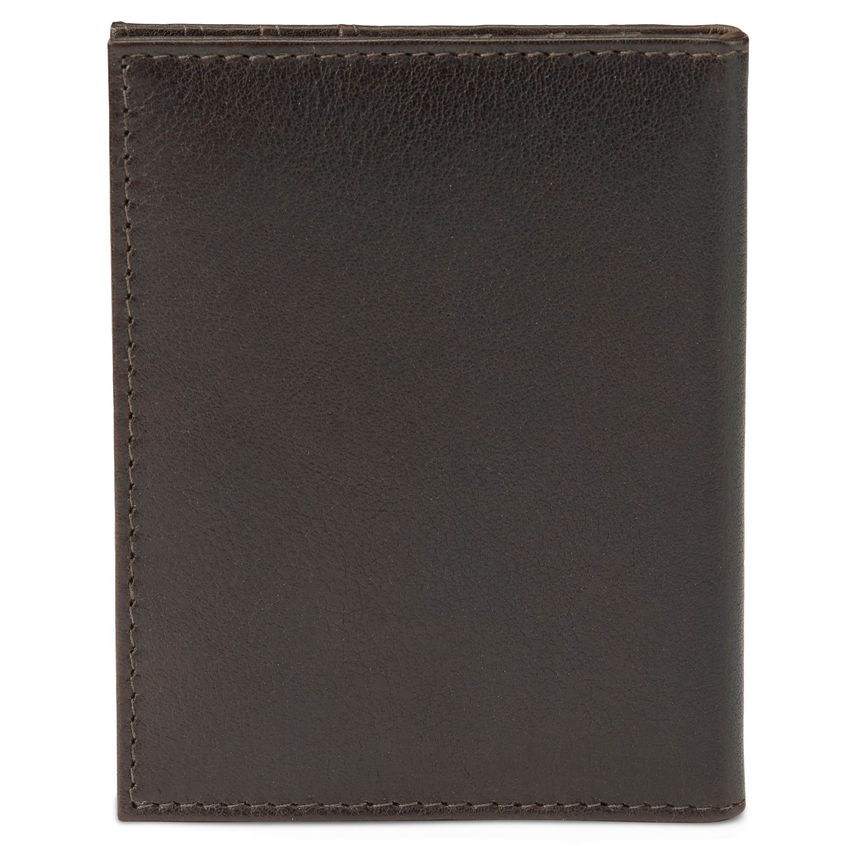 Loren Dark-Brown & Tan Leather RFID-Blocking Card Holder - 3