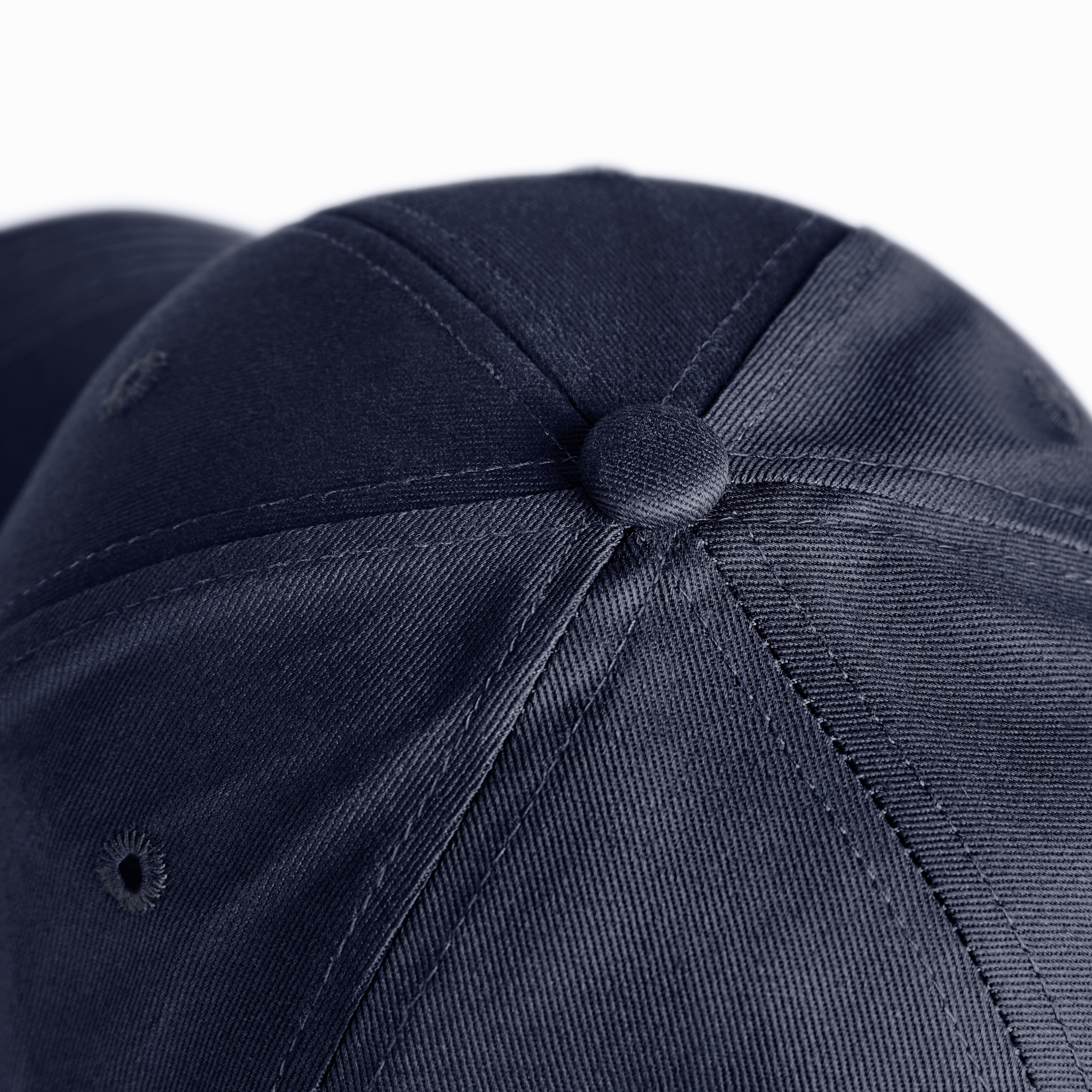 Waykins | Marineblaue Baumwoll-Cap mit fester Front - 5