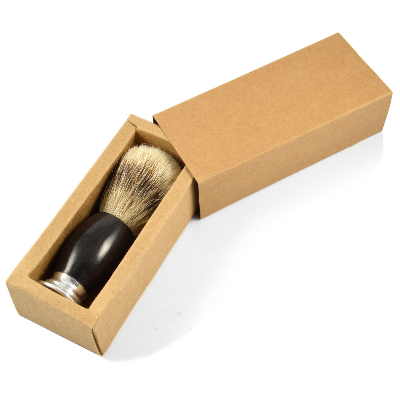 Sumak Zilveren Tip Badger Scheerkwast Ovaal  - 3