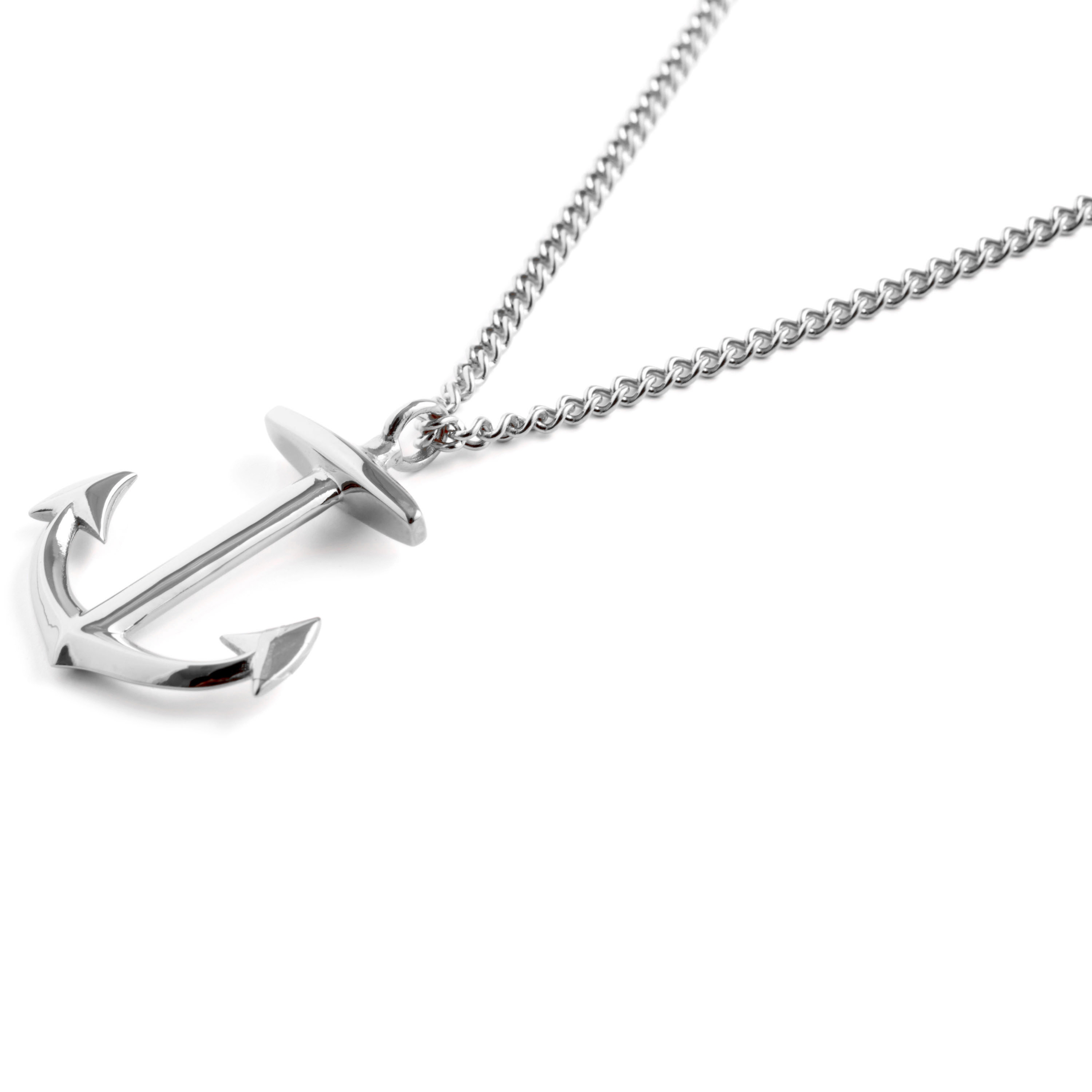 Stainless Steel Anchor Iconic Necklace - 2