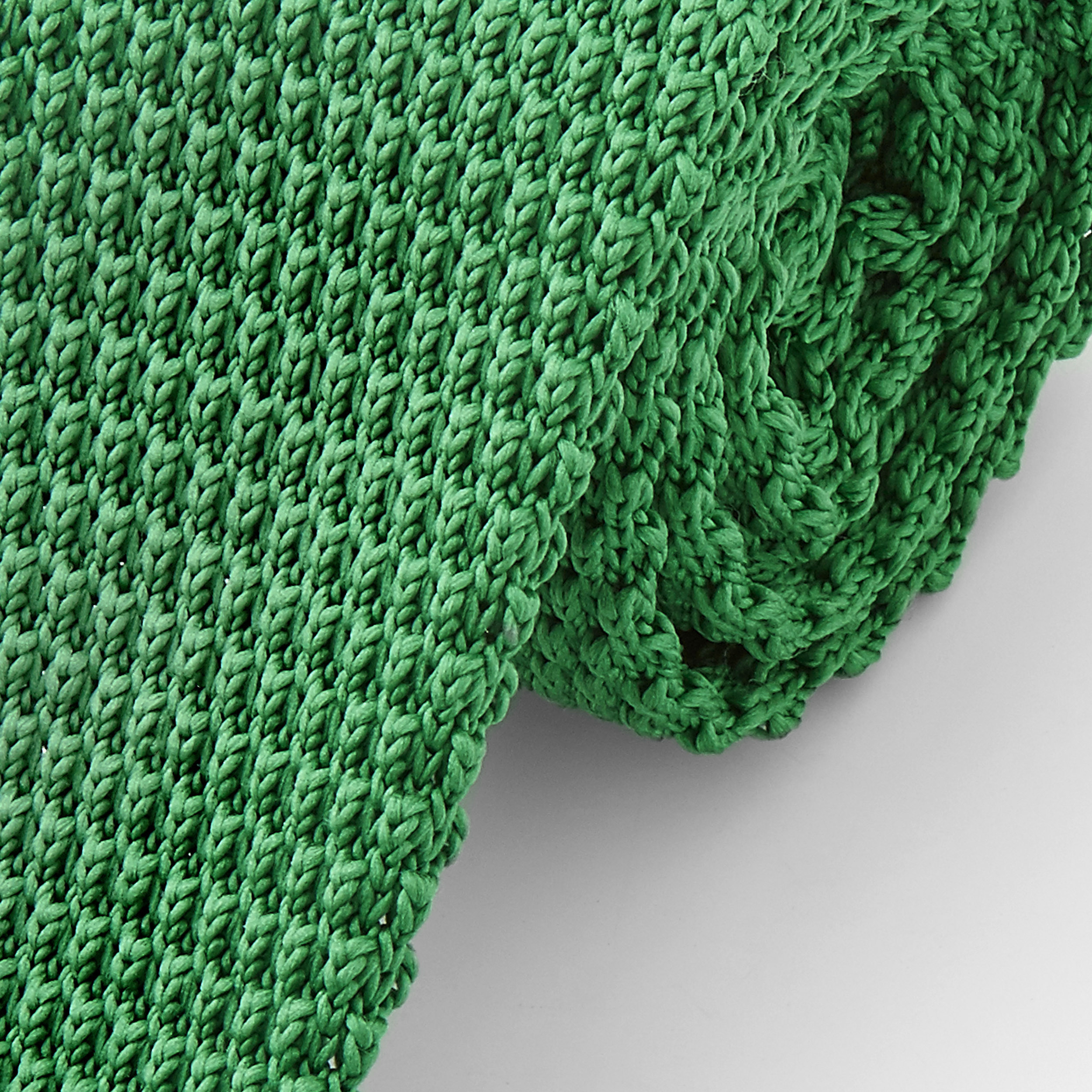 Limenvihreä kudottu solmio - 2