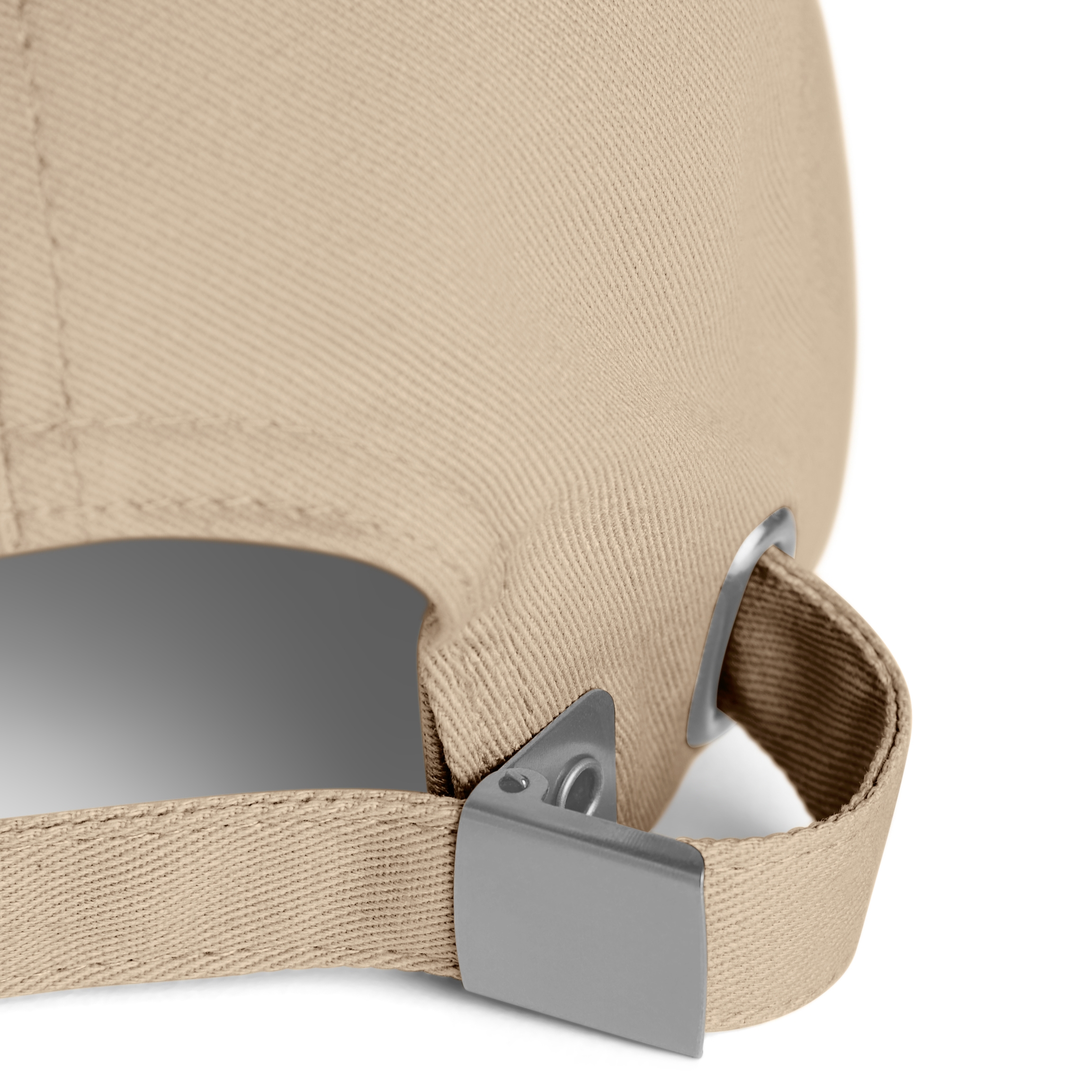 Waykins | Sandfarbene Baumwoll-Cap mit fester Front - 4