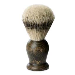 Ebony Wood Silvertip Shaving Brush