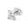 Lucid | 925 ασήμι sterling 6mm καρφωτό σκουλαρίκι με τετράγωνο ζιργκόν Lucid | 925 ασήμι sterling 6mm καρφωτό σκουλαρίκι με τετράγωνο ζιργκόν