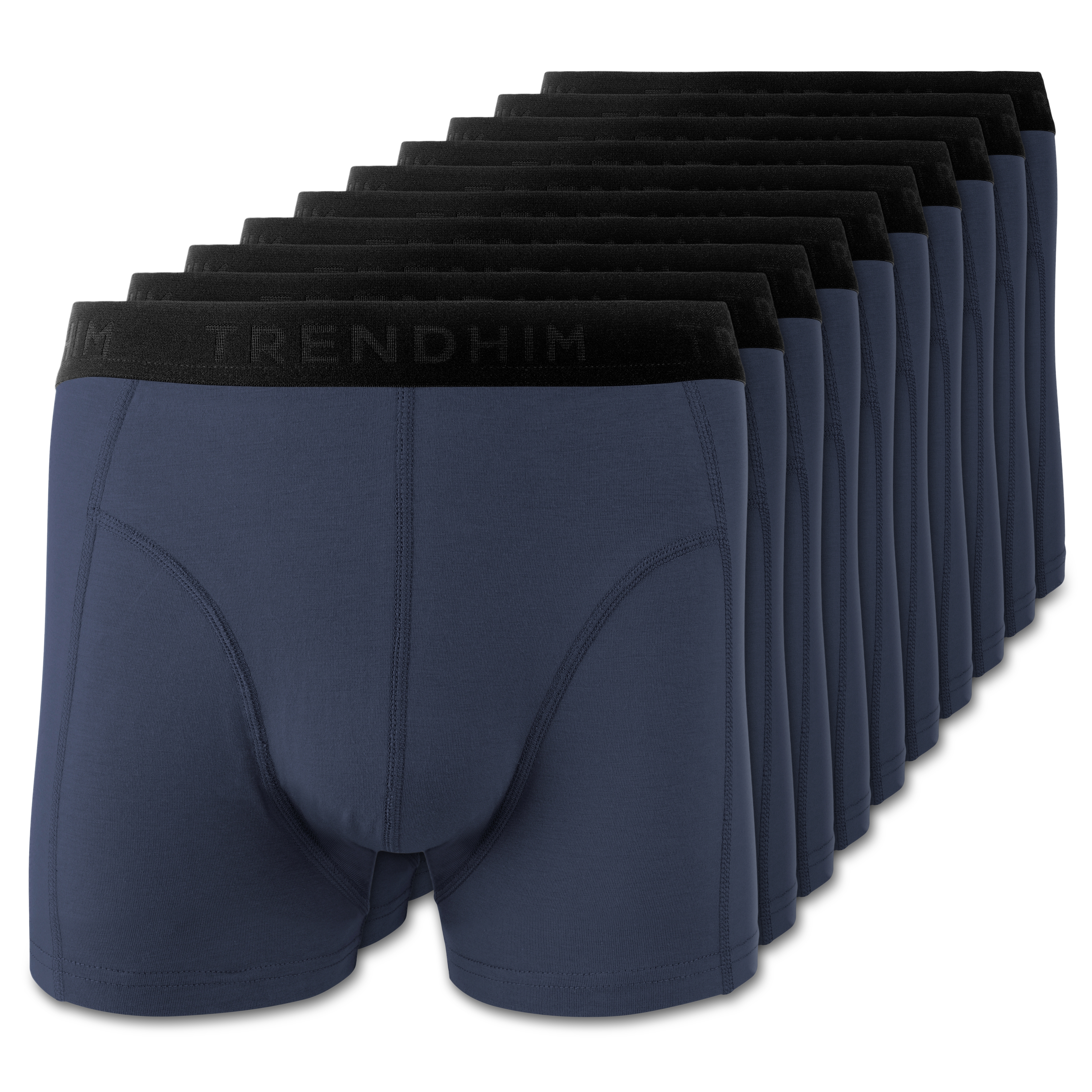 S - FreeFeel | 10-pack boxershorts i bambu, kungsblå - 1