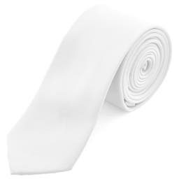 Fehér egyszerű nyakkendő - 6 cm