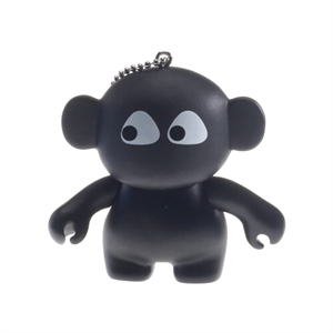 Monskey Black Ghost - Nøglering - 1