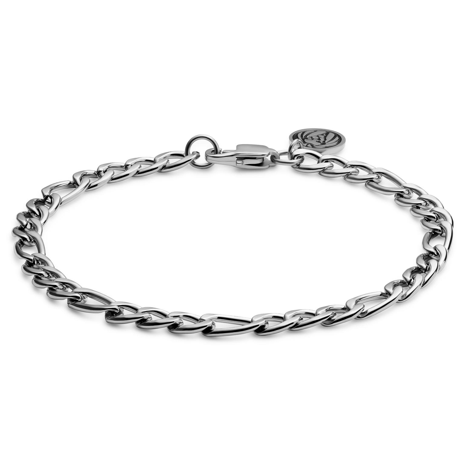 Essentials | 6 mm Silver-tone Figaro Chain Bracelet Essentials | 6 mm Silver-tone Figaro Chain Bracelet