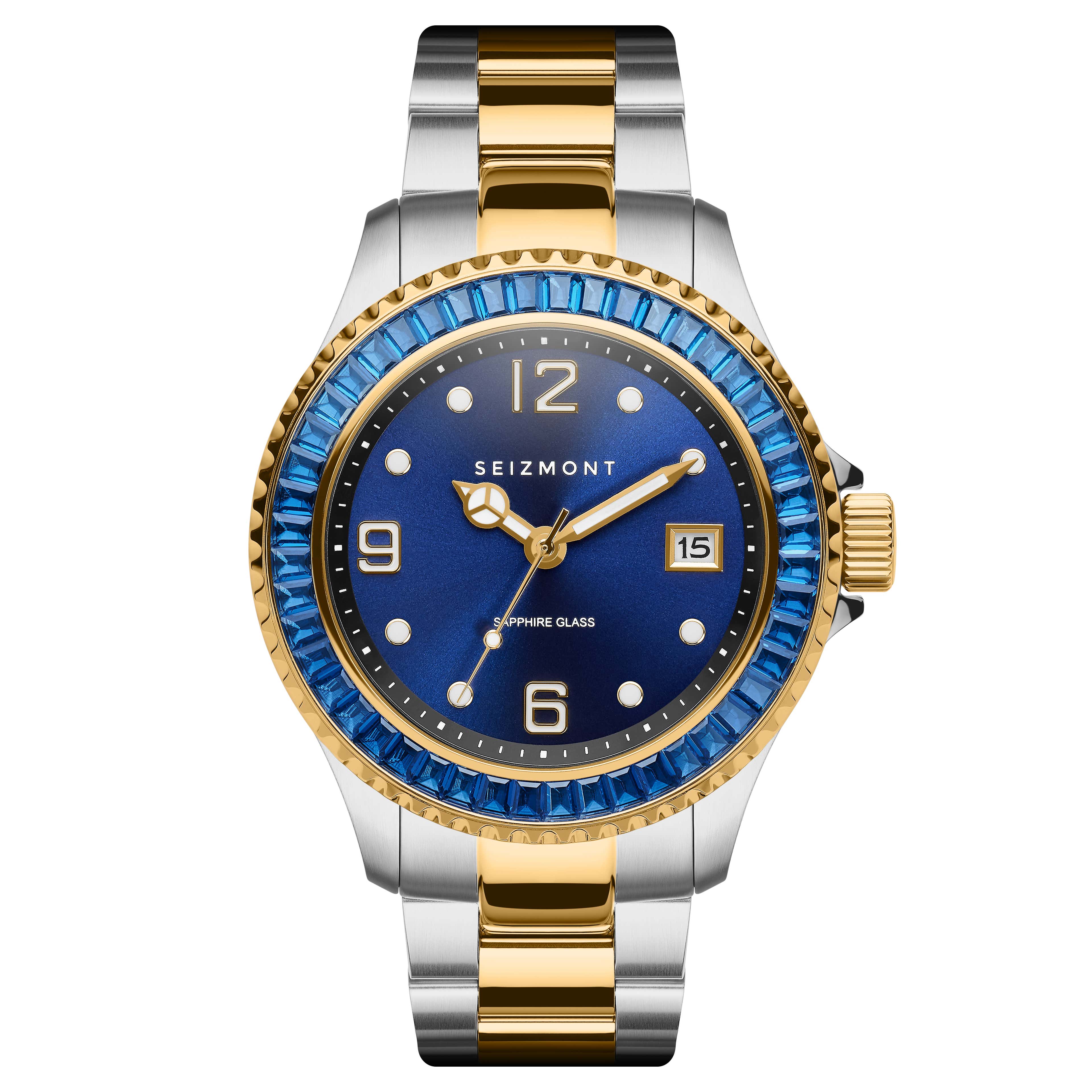 Tide | Blue Jewelled Steel Watch - 1 - primary thumbnail small_image gallery