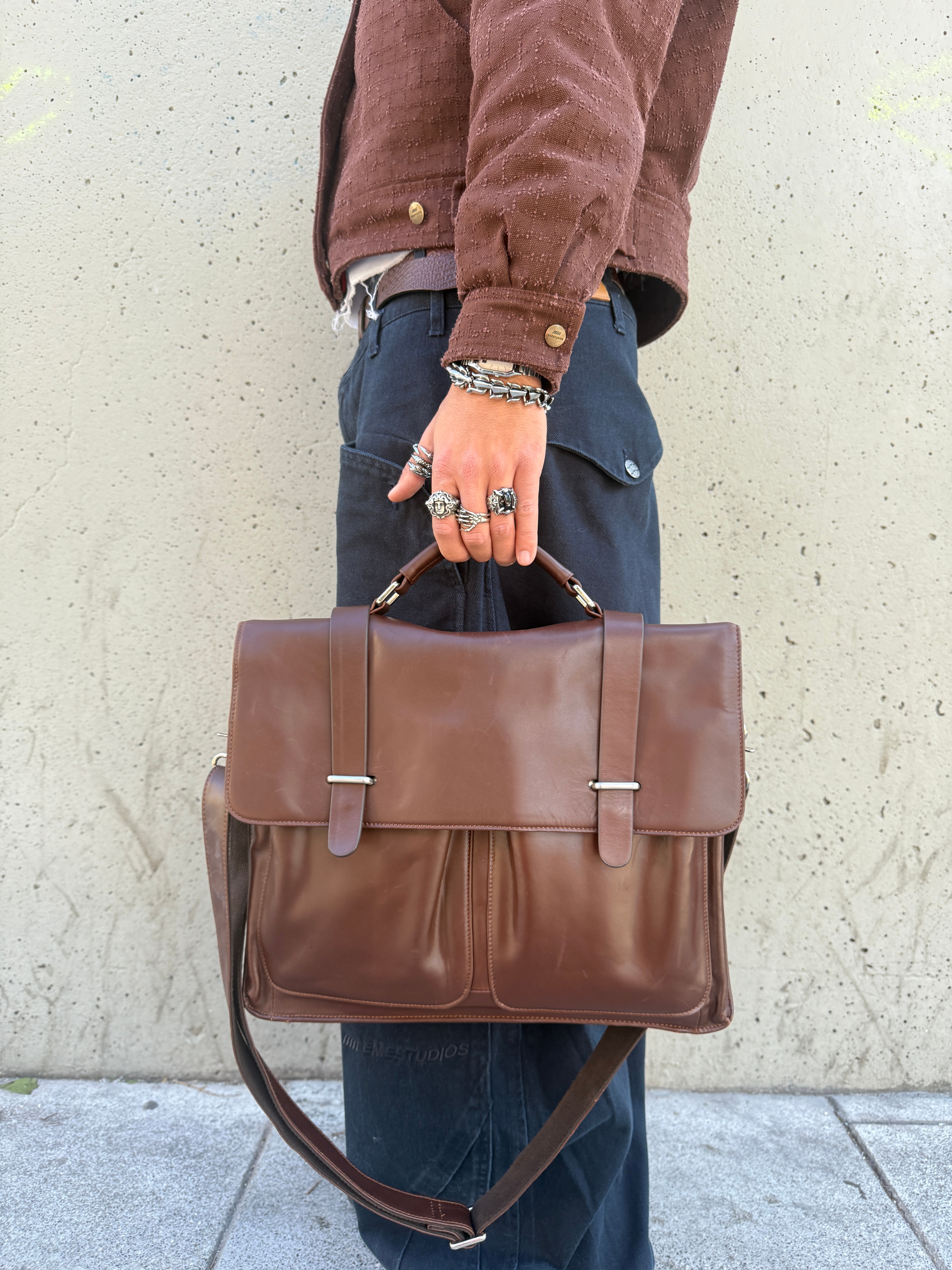 Pulsera con Cabeza de Dragón de Acero Inoxidable Plateado - 3