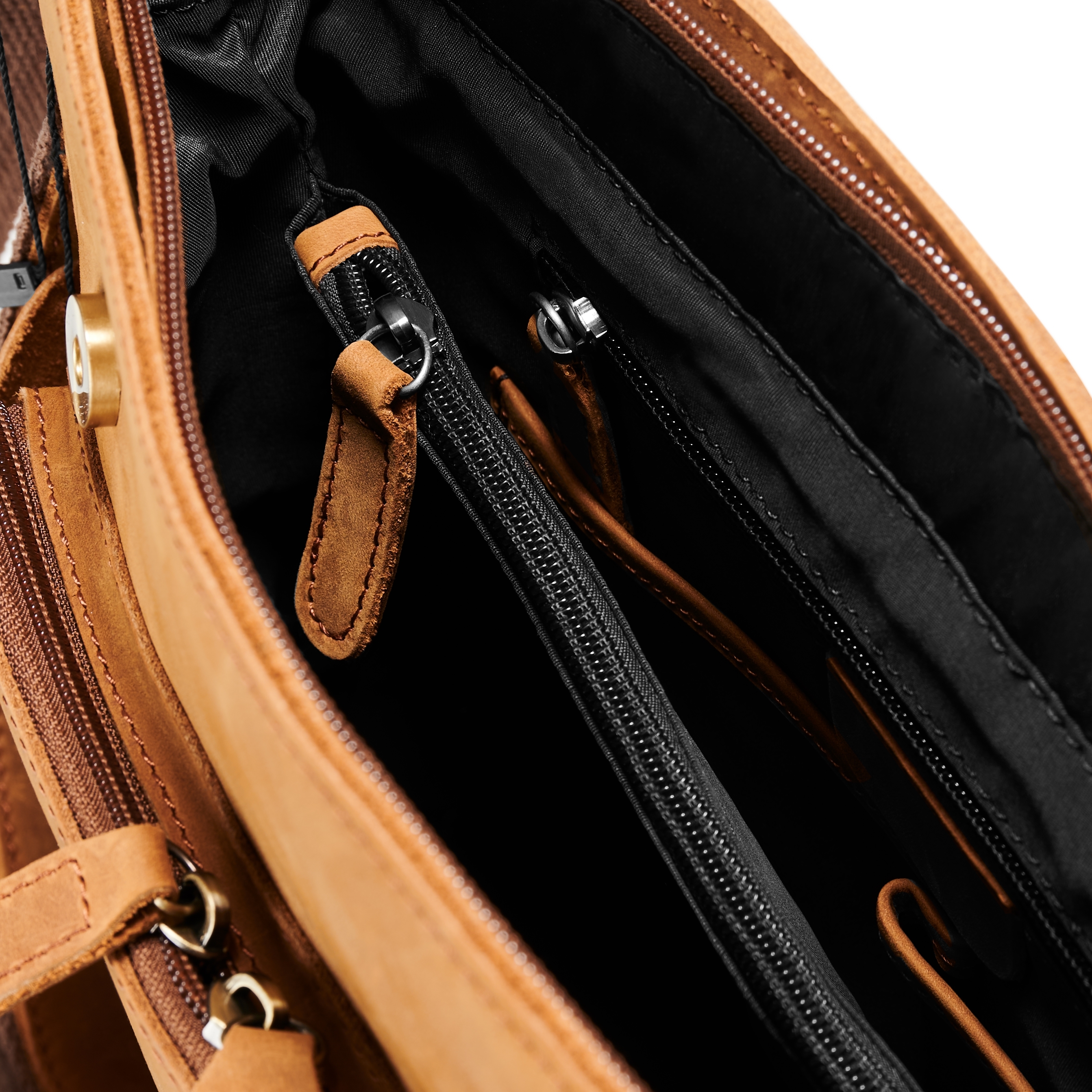 Tzika Brun Läderväska - 5