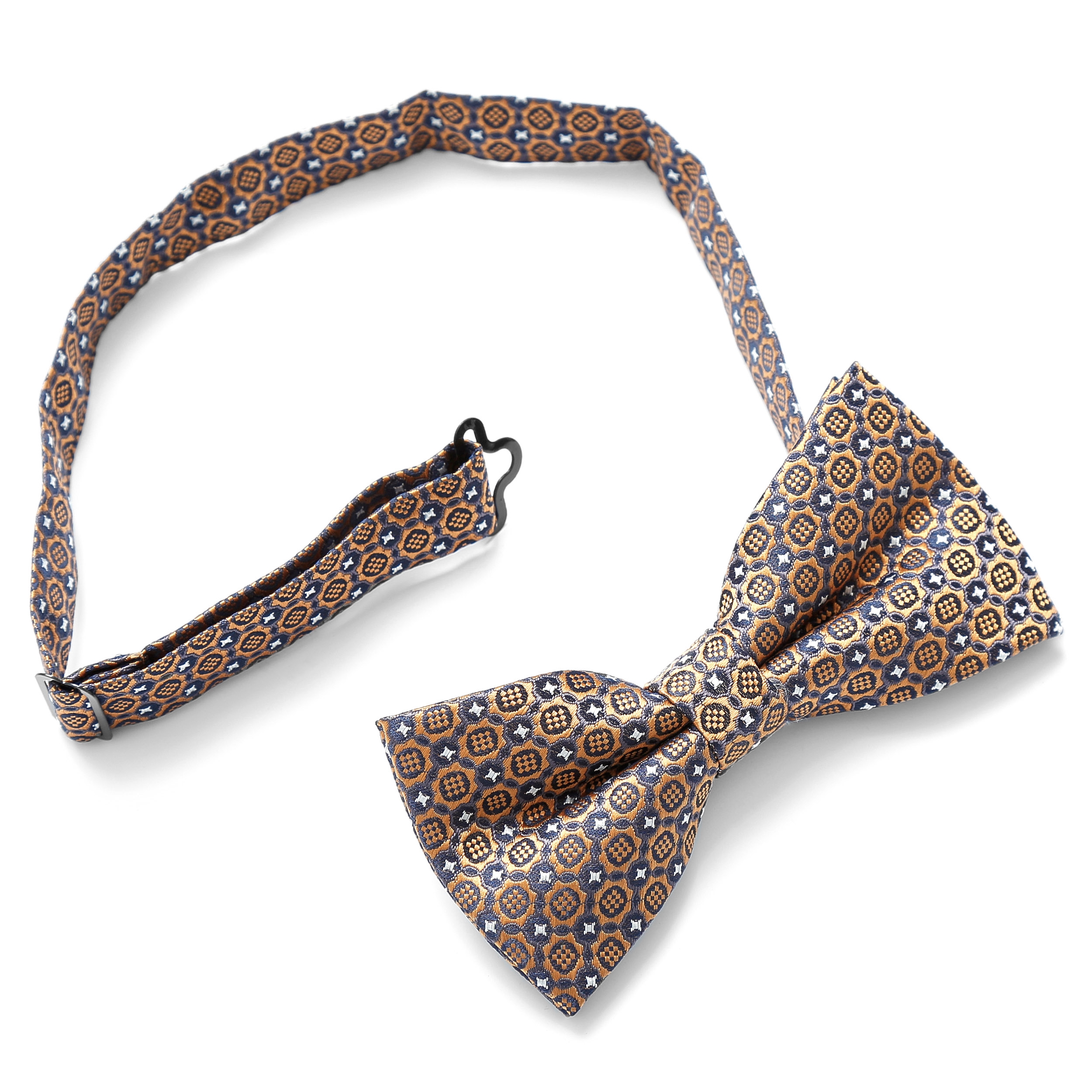 Gouden Vlinderdas met Koninklijk Patroon - 1