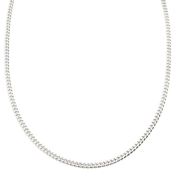 Argentia | Råt Ubehandlet 925 Sterling Sølv Kæde Halskæde - 4 mm Argentia | Råt Ubehandlet 925 Sterling Sølv Kæde Halskæde - 4 mm