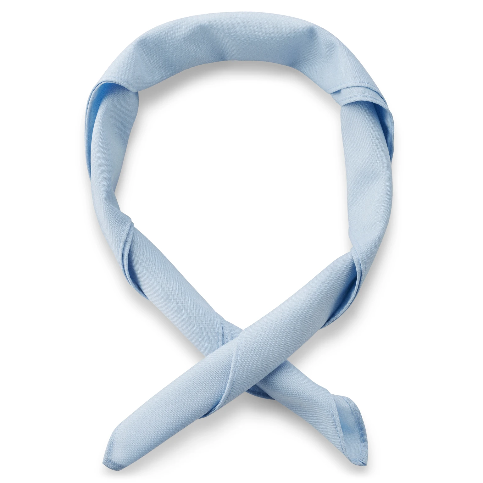 Foulard bleu clair classique Foulard bleu clair classique