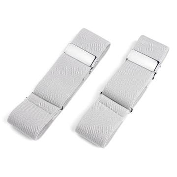 Wide Light Grey Sleeve Garters Wide Light Grey Sleeve Garters