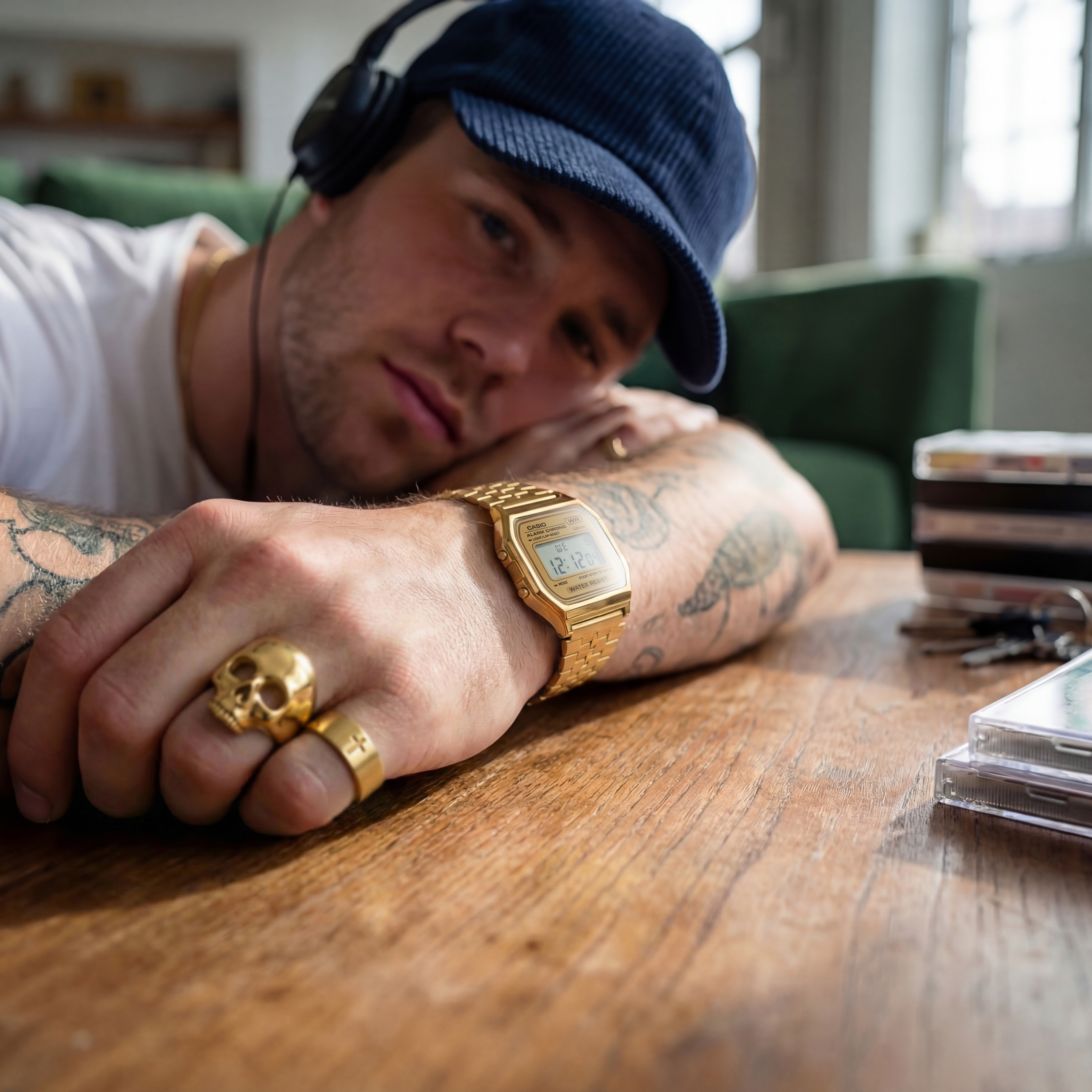 Unity | 6 mm Goldfarbener Kreuzring - 4