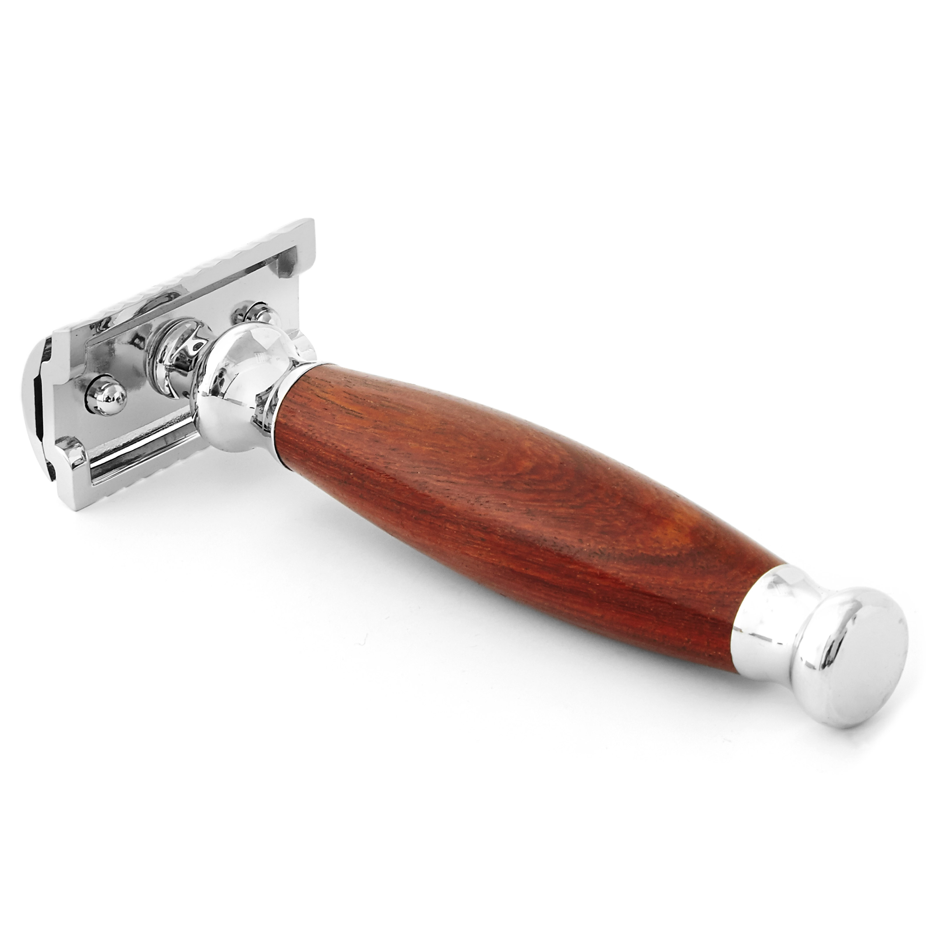 Mahagoniholz ​​Doppelklingen Rasierhobel - 6