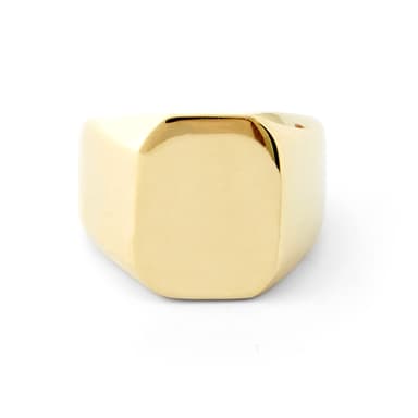 Gold-Tone Liam Ring | Lucleon | 365 day return policy