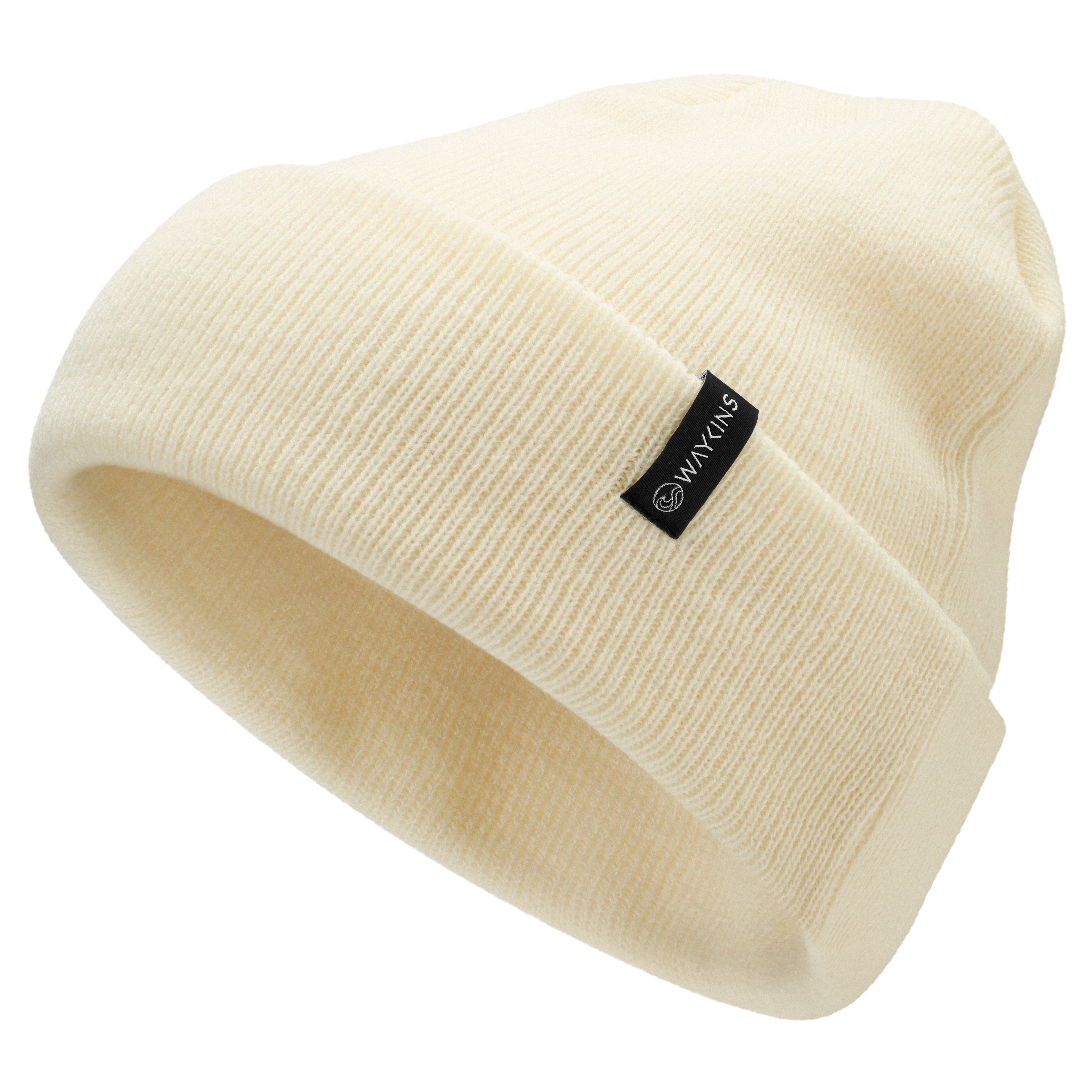 Baltic | Off-white Fine Knitted Acrylic Beanie