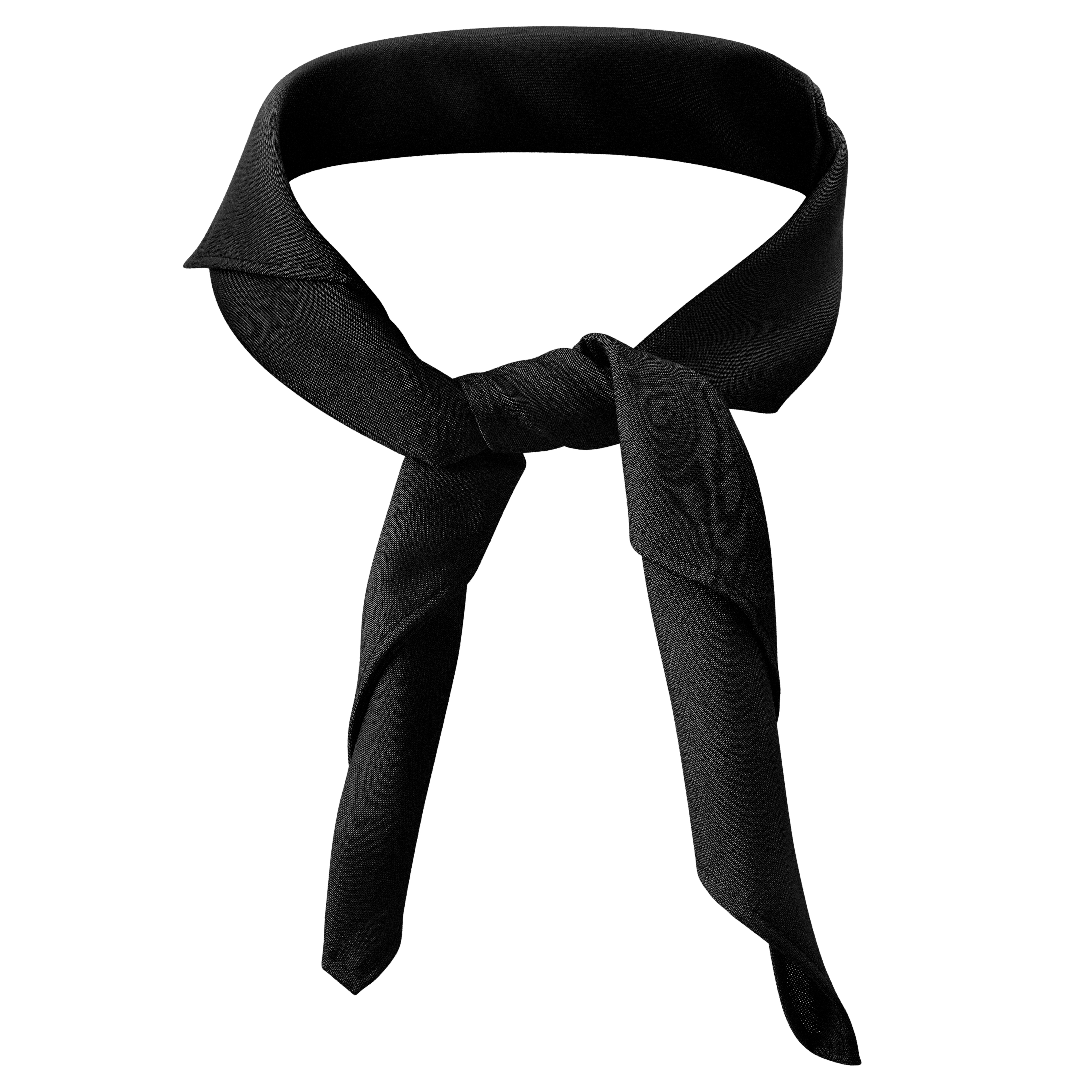 Černý základní šátek na krk - 4