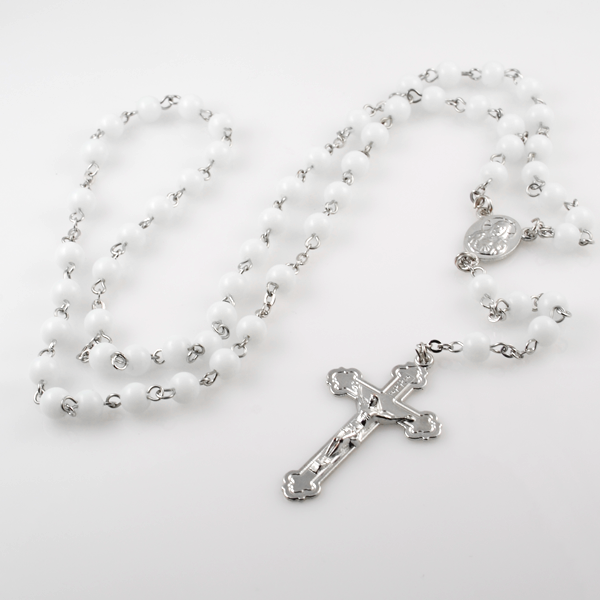 Hvid Rosenkrans Halskæde - 1